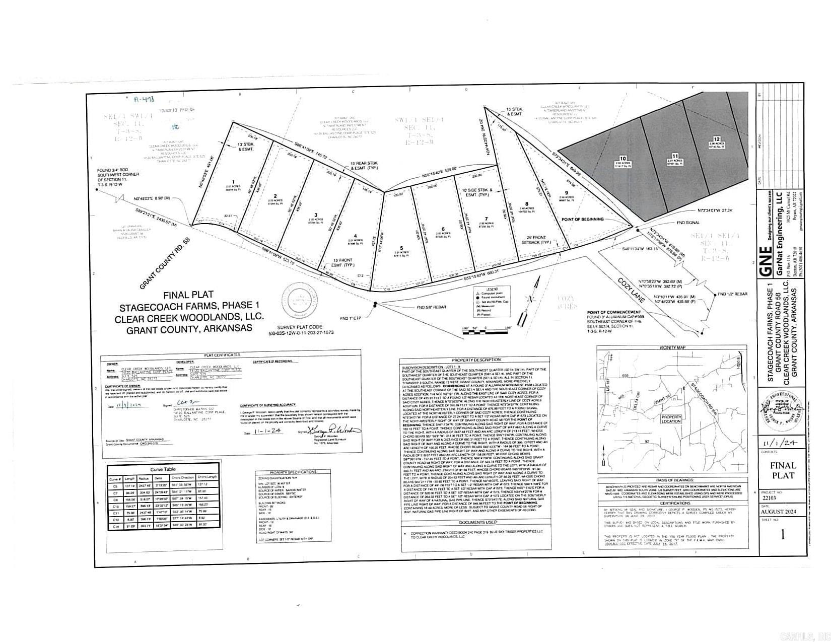 STAGECOACH FARMS PHASE 1 - Land