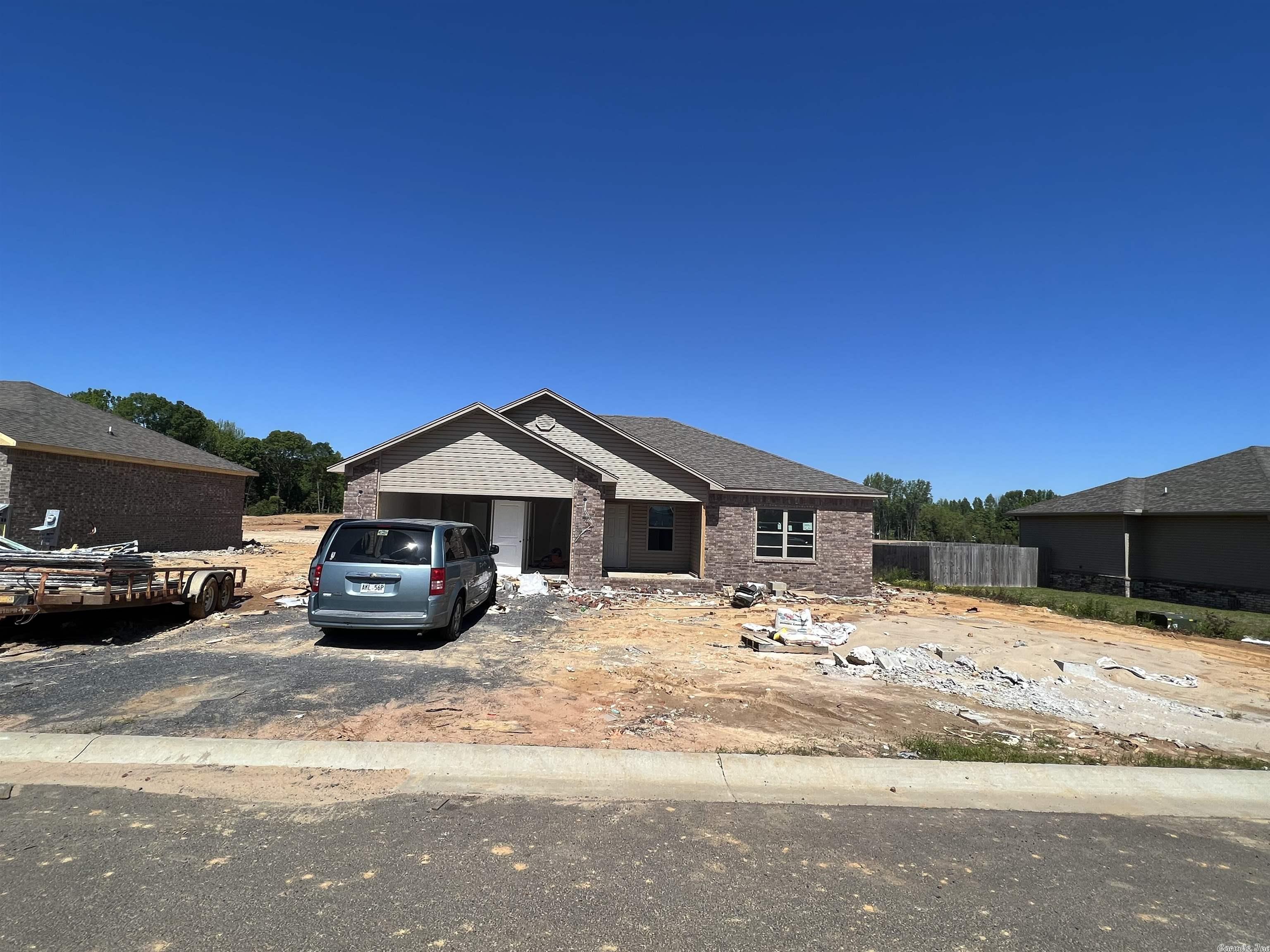 New Construction in Deerfield Estates in Ward. $0 Down Rural Development Eligible! This 3 bedroom / 2 bathroom has an open and split floor plan, laundry room, and tons of cabinetry / storage. Great home for a growing family! Granite Countertops, Luxury Vinyl Plank throughout, Tiled Master shower, and more! Back yard has a  patio that is perfect for entertaining. Buyer can pick-out the interior finishing's.