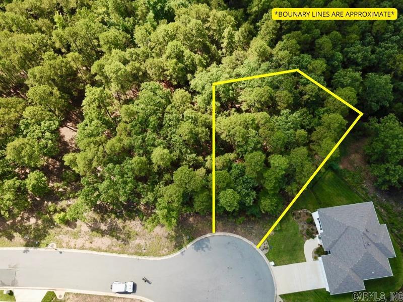 Welcome to the perfect opportunity to build your dream home in the heart of Maumelle! This enchanting 0.35-acre lot offers breathtaking valley views and a spectacular sight of the majestic Pinnacle Mountain. Nestled amidst nature, the property boasts a serene ambiance with a green space behind it, ensuring privacy and tranquility.  Imagine waking up to nature's stunning beauty every day and enjoying surrounding greenery of your new home. With a buildable 2500 square foot floor plan on file, courtesy of Hines Homes, your vision for a comfortable and stylish dwelling can effortlessly come to life. Whether you envision a modern oasis or a charming retreat, this lot provides the canvas for your imagination to flourish.  Located in the heart of Maumelle, you'll relish the convenience of living close to city amenities, recreational facilities, and excellent schools. Embrace the opportunity to create the home you've always envisioned in this idyllic setting with captivating views and ample greenery. Don't miss out on this rare chance to own a piece of paradise in Maumelle!