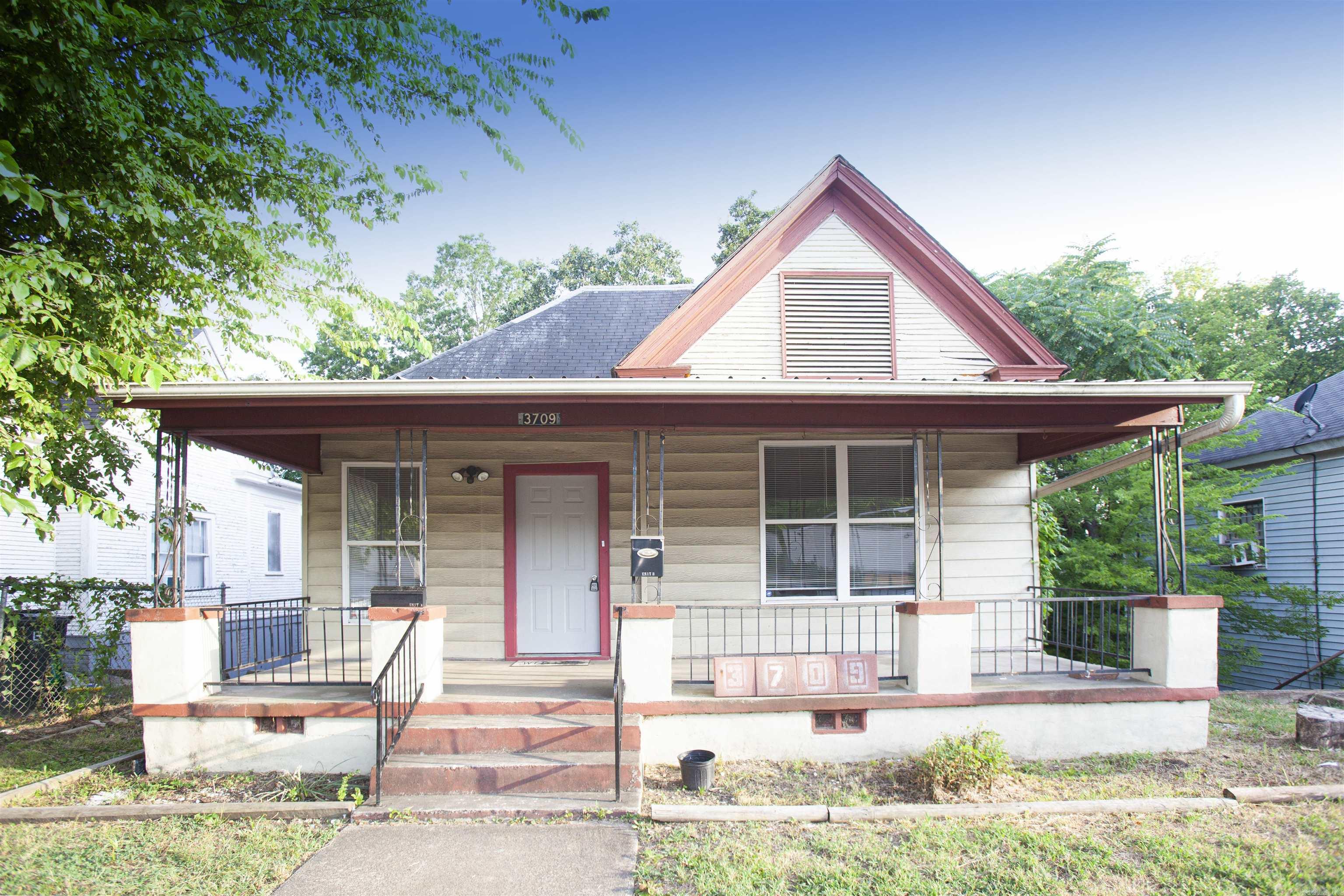 It's hard to find a duplex in central Little Rock and more difficult to locate one close  to UAMS and the VA Hospitals. Lots of new construction in the area. Both units are extremely spacious. Unit "A" is tenant occupied on a lease until 02-28-2026. Tenant receives Section 8 assistance. Unit B has a new tenant and  receiving Section 8 assistance.  Each unit has 2 bedrooms and 1 bath. Rent roll information available.  Property is shown by appointment only with a 24 hour notice 8:30-4:30 Monday-Friday. No Seller Property Disclosure available. Note other available properties: 4101 W. 13th, 4512 W. 16th, 8920 W. 37th, 2123 Bragg St., 2703 Madison and 4020 Malloy. NOTE! Seller wants to sell the property as a package and will consider wholesales. Agent check remarks.