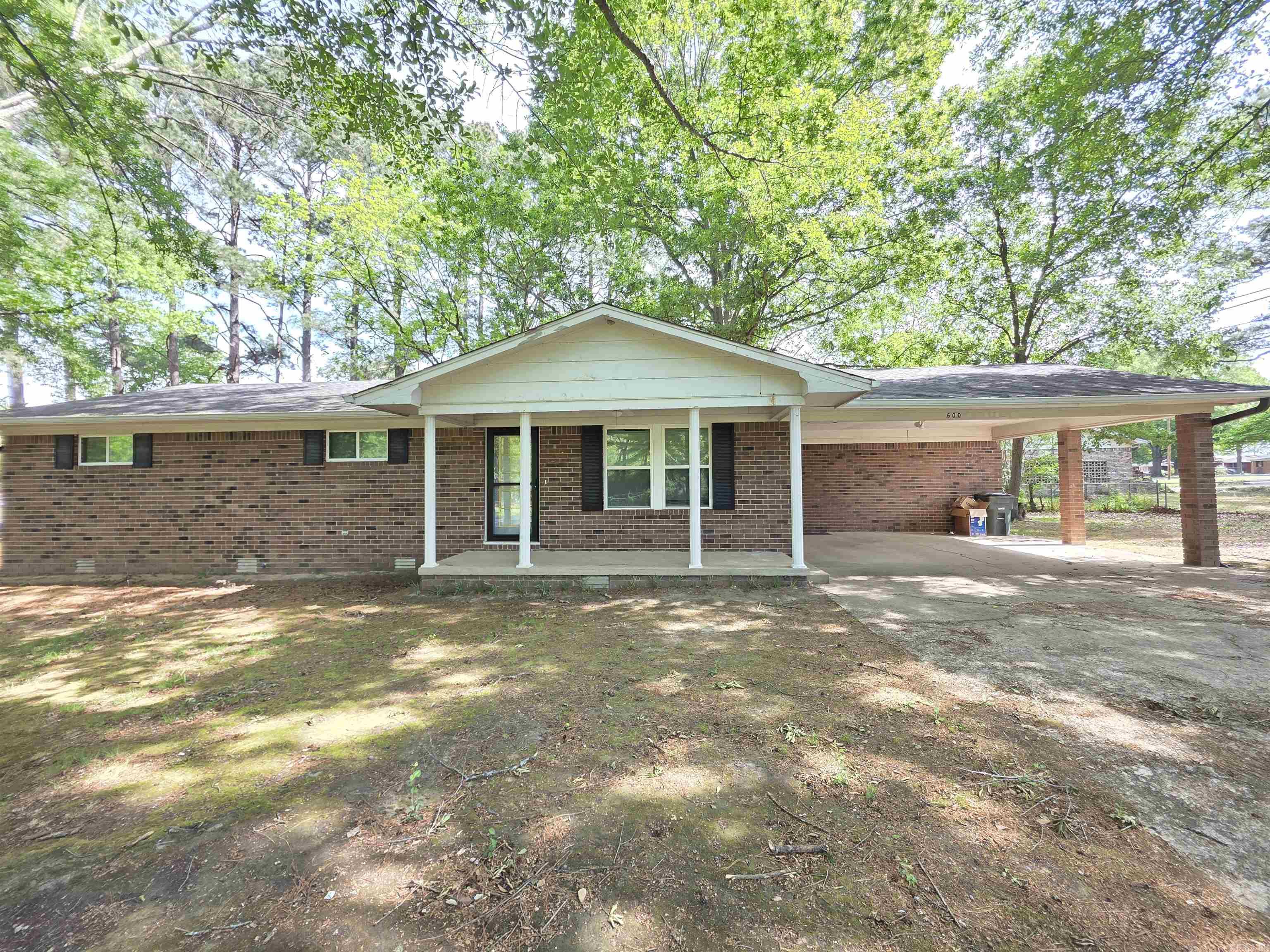 Welcome home to 600 Walker Street, this All Brick 3 bed 2 bath very well maintained home has lots of updates including New floors, paint and trim 2026, New windows and Water Heater in 2024, All new Windows in 2022, Roof 2019. Nice layout with Great Kitchen, Large LR and Huge Laundry Room. This Cutie sits on almost a half acre corner lot close to dining, shopping and much more.  The bonus is a 20 x 26 Shop with garage door and Side entrance door, Electric and heated with gas wall Heater and roof 5 yrs old also has a separate driveway to it. Next you will find a 5 yr old 12 x 20 Storage Shed. All this sitting on a beautiful, shaded .48 corner lot. Call for your showing today.