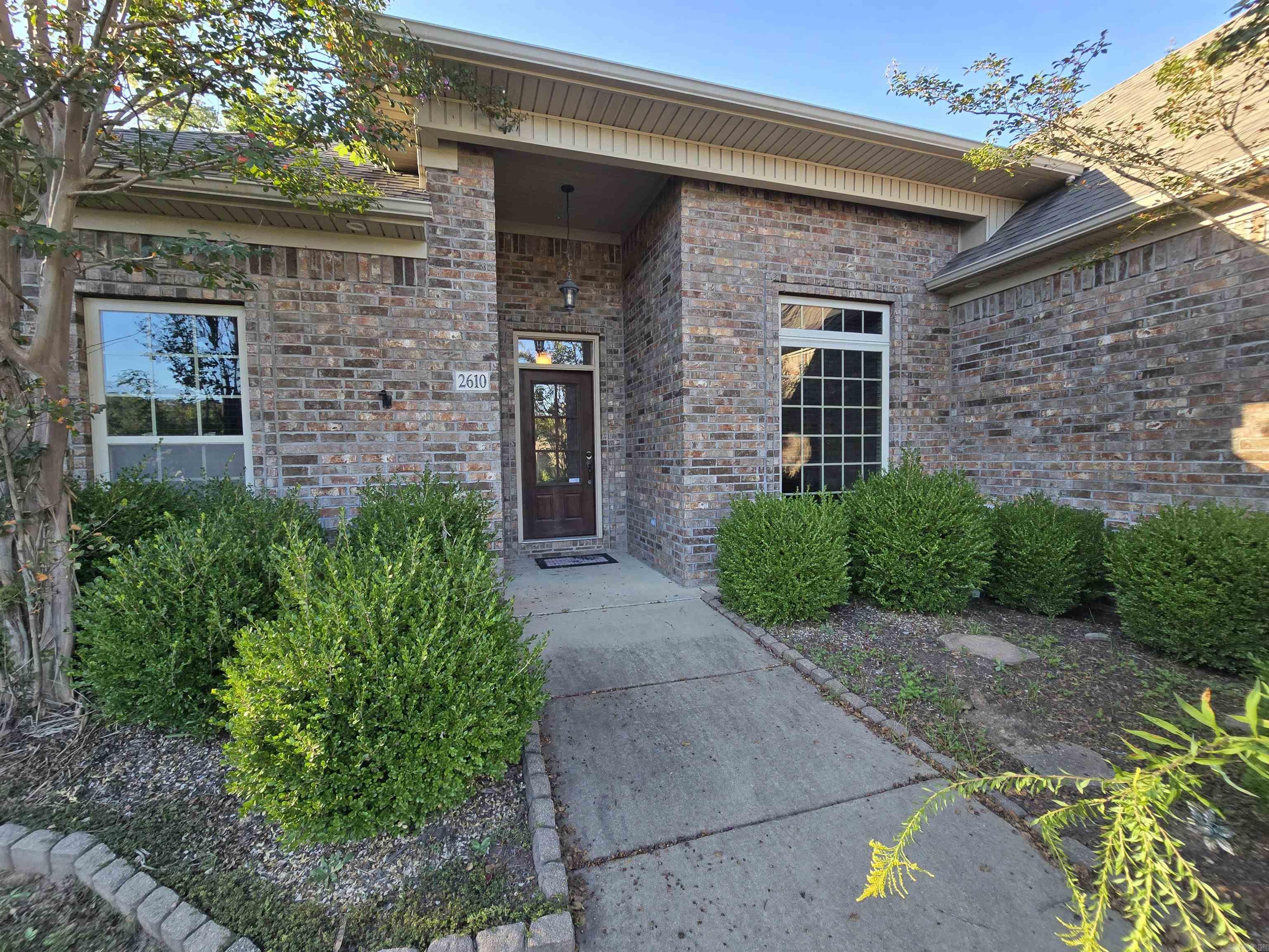 Located in the heart of Bryant yet tucked away & minutes from Springhill Elem. School, shopping & restaurants, this home offers convenience & priced below market & a GREAT opportunity to provide TLC & make it home plus w/ equity.  This home sits on one of the largest fenced lots in the neighborhood and storage building conveys in the backyard. Inside, you’ll love the soaring tall ceilings, detailed crown molding & inviting split bedroom plan. The kitchen boasts custom cabinetry, stainless steel appliances, granite countertops, a breakfast bar perfect for homework & casual dining area.  The cozy great room features a warm fireplace, cathedral ceilings & the flex/office that can also serve as a small 4th bedroom. The split bedroom layout offers privacy & space for everyone's needs with a primary ensuite complete with dual vanities, a jacuzzi tub, spacious walk-in shower & large walk-in closet. Secondary nice size bedrooms & a hall bath complete this home. A neighborhood playground, sidewalks & Springhill Elementary is across the street. Will not last long! PLEASE AGENT SEE REMARKS!