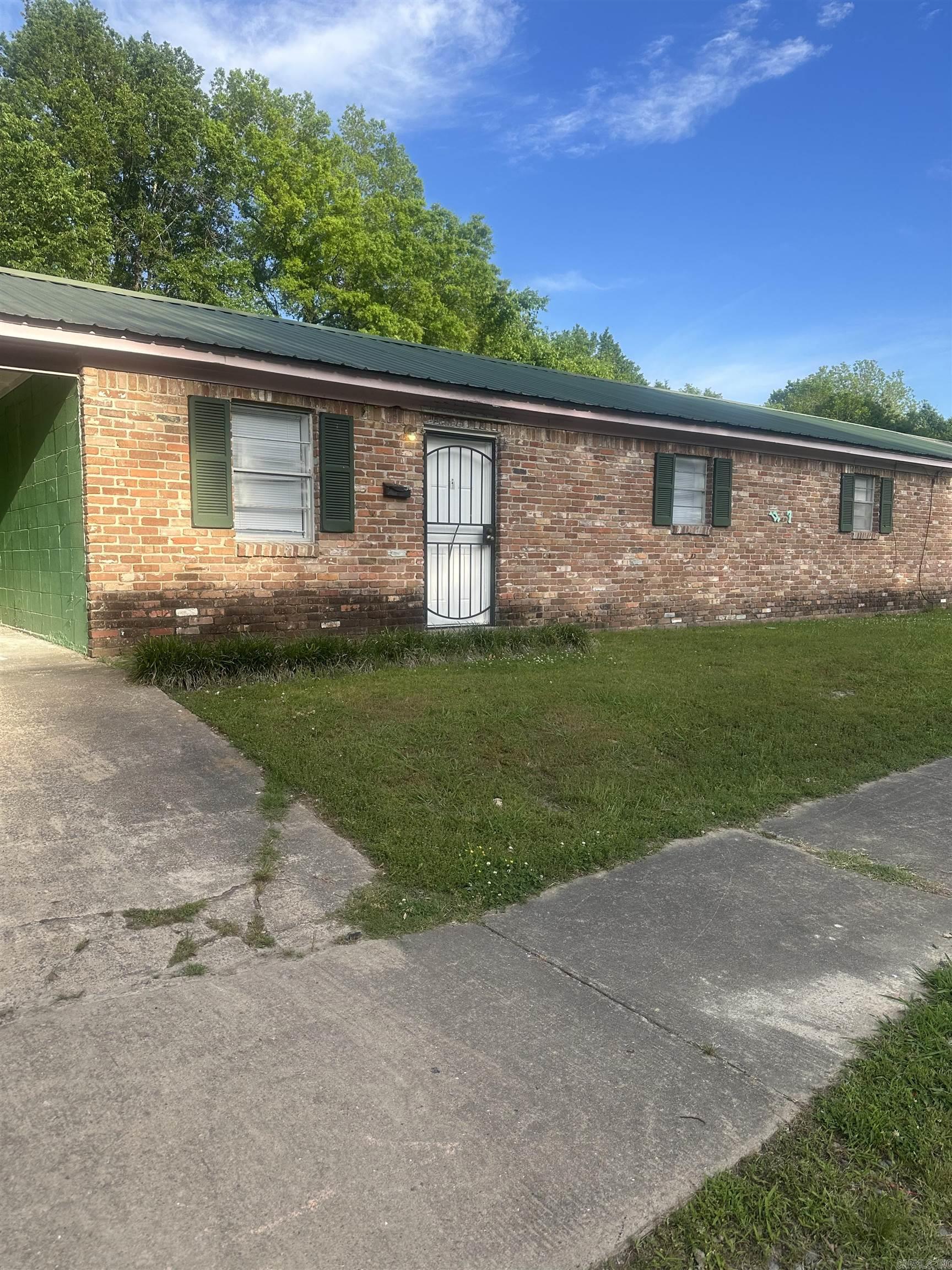 Income-producing duplex with strong rental history! Each side features 2 bedrooms, 1 bath, central heat and air, washer and dryer connections, and low-maintenance slab construction. Property also includes a durable metal roof. Both units are currently occupied with one side renting for $650/month and the other for $700/month, providing immediate cash flow for investors. Convenient layout and solid rental setup make this a great addition to an investment portfolio. Please do not disturb tenants. 48-hour notice required for showings.  Proof of funds required prior to showing.