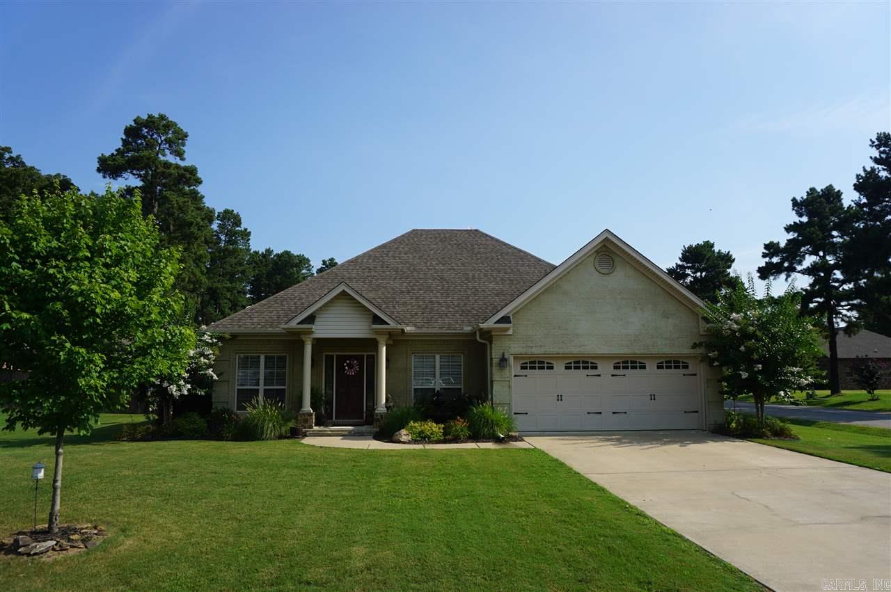 Just like new!!  This 3 bed 2 bath home has a great open floor plan!  The kitchen is equipped with granite countertops, stainless appliances, and rock accents.  The living room has a beautiful gas fireplace, decorative columns, and double pan ceiling.  The master suite is complete with large walk-in closet, double sinks, jetted tub/beautiful tile shower and a large master bedroom!  Outdoors you'll find gorgeous landscaping, rock patio, a fully fenced backyard and a storm shelter!