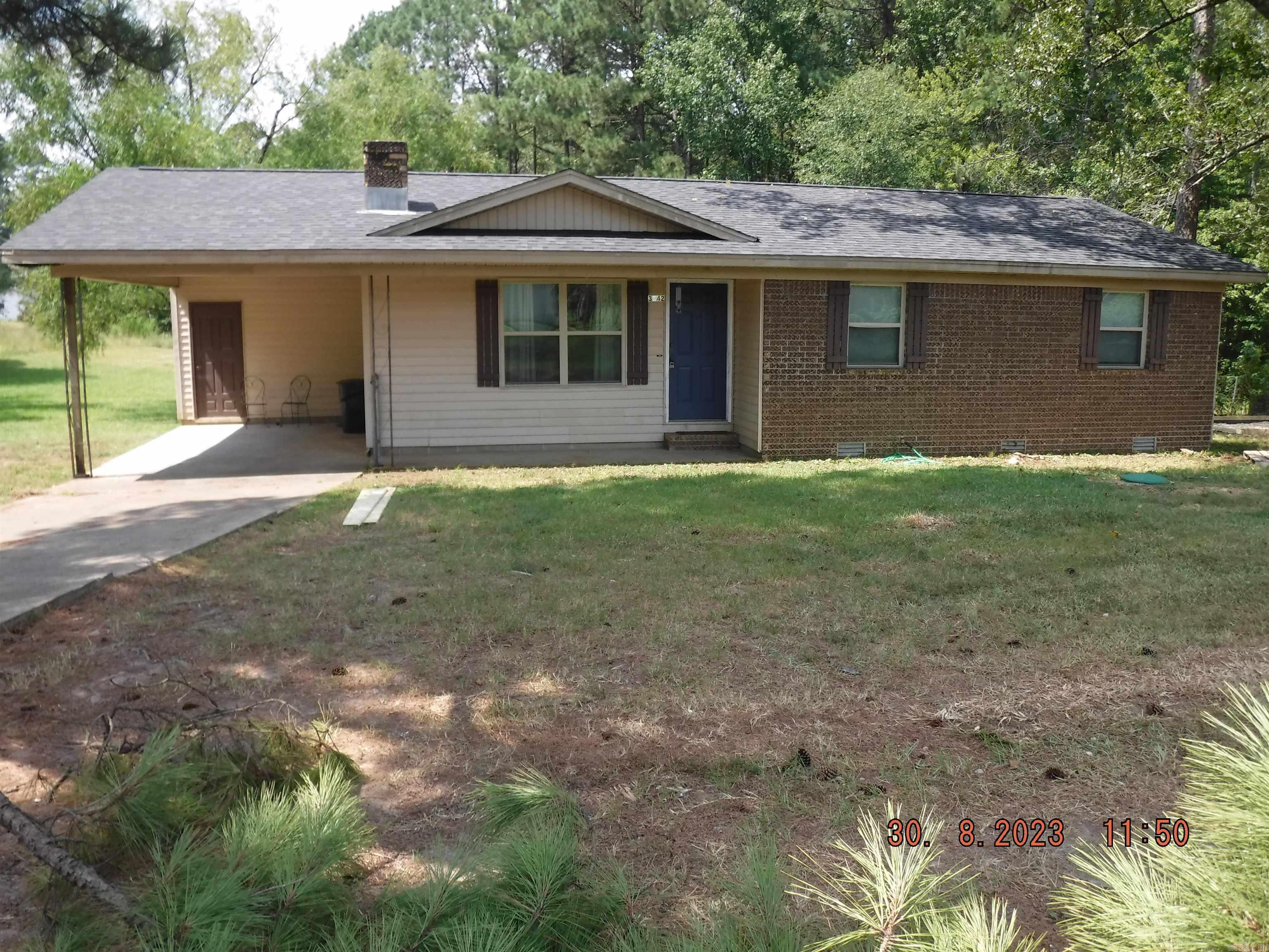 Remodeled home in the country on 1 acre. This home features 3 bedrooms and 2 full bathroom nicely updated. Both bathrooms have a tub/shower combo. The open concept kitchen, dining, living room make it feel much bigger. Kitchen has had a major upgrade. Painted cabinets, new counter top covering, newer appliances, and beautiful new stainless farmhouse sink. The living room and hallway have new flooring. New fixtures throughout. H&A 1 year old. Separate laundry. Large back deck over looking backyard. Great space for entertaining. Covered carport with storage area. Brand new roof. New septic. Some new paint. New fixtures. Kitchen appliances convey. Almost the entire acre is pretty flat usable land. Great garden spot. Just a few mins down Dyer Rd or Reyburn Rd from Hwy 70E and Malvern School. Very cute country home. Lots of remodeling done. Nice level lot. Brand new roof and septic. Newer H&A. Electric fp conveys. Owner believes hole for woodburning stove is still in take and is just covered.