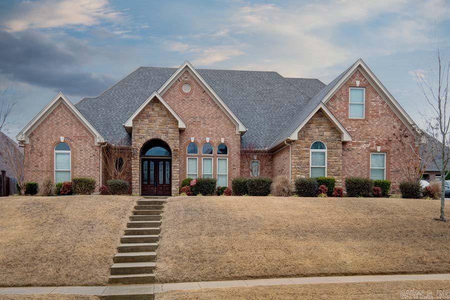 Stunning home in a quiet cul-de-sac located in Bryant's most desired neighborhoods.  Amazing split floor plan with the perfect upstairs for teens, playroom or office, private fenced backyard, and three car side entry garage.  This home is perfect for entertaining!