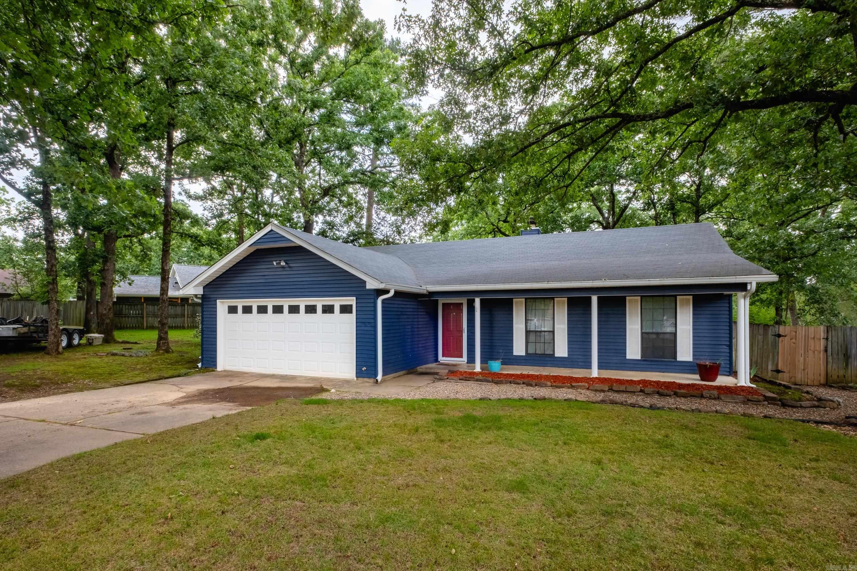 Welcome home to Oak Forest in beautiful Maumelle! This charming 3-bedroom, 2-bath home offers comfort, style, and convenience all in one. Step inside to a spacious living area featuring a cozy fireplace — perfect for relaxing evenings or entertaining guests. The functional layout provides comfortable bedrooms, a bright kitchen with ample cabinet space, and a welcoming atmosphere throughout. Enjoy the peaceful neighborhood setting while being just minutes from parks, shopping, dining, and easy interstate access. Whether you're a first-time buyer or looking to downsize, this home is a must-see!