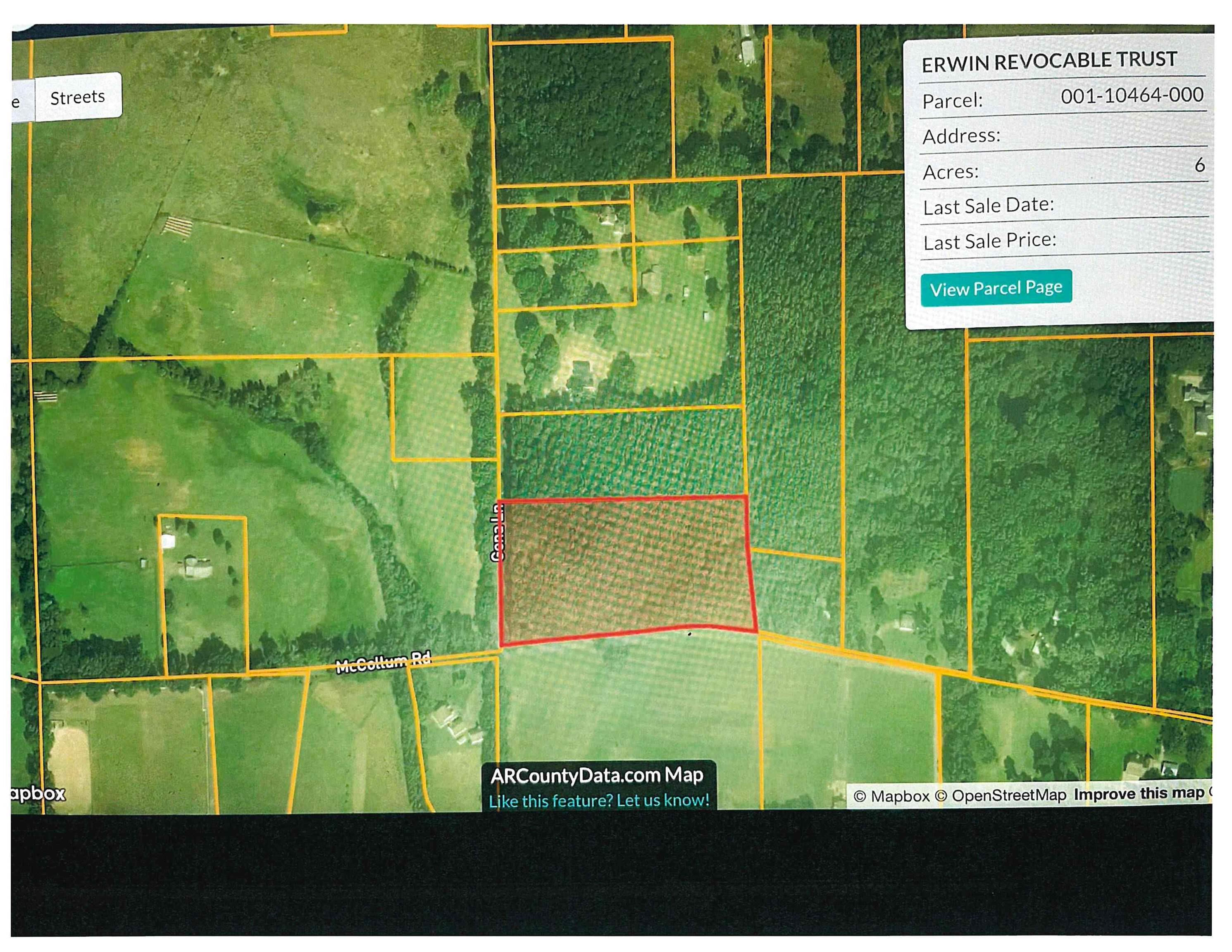 Not in Subdivision - Land
