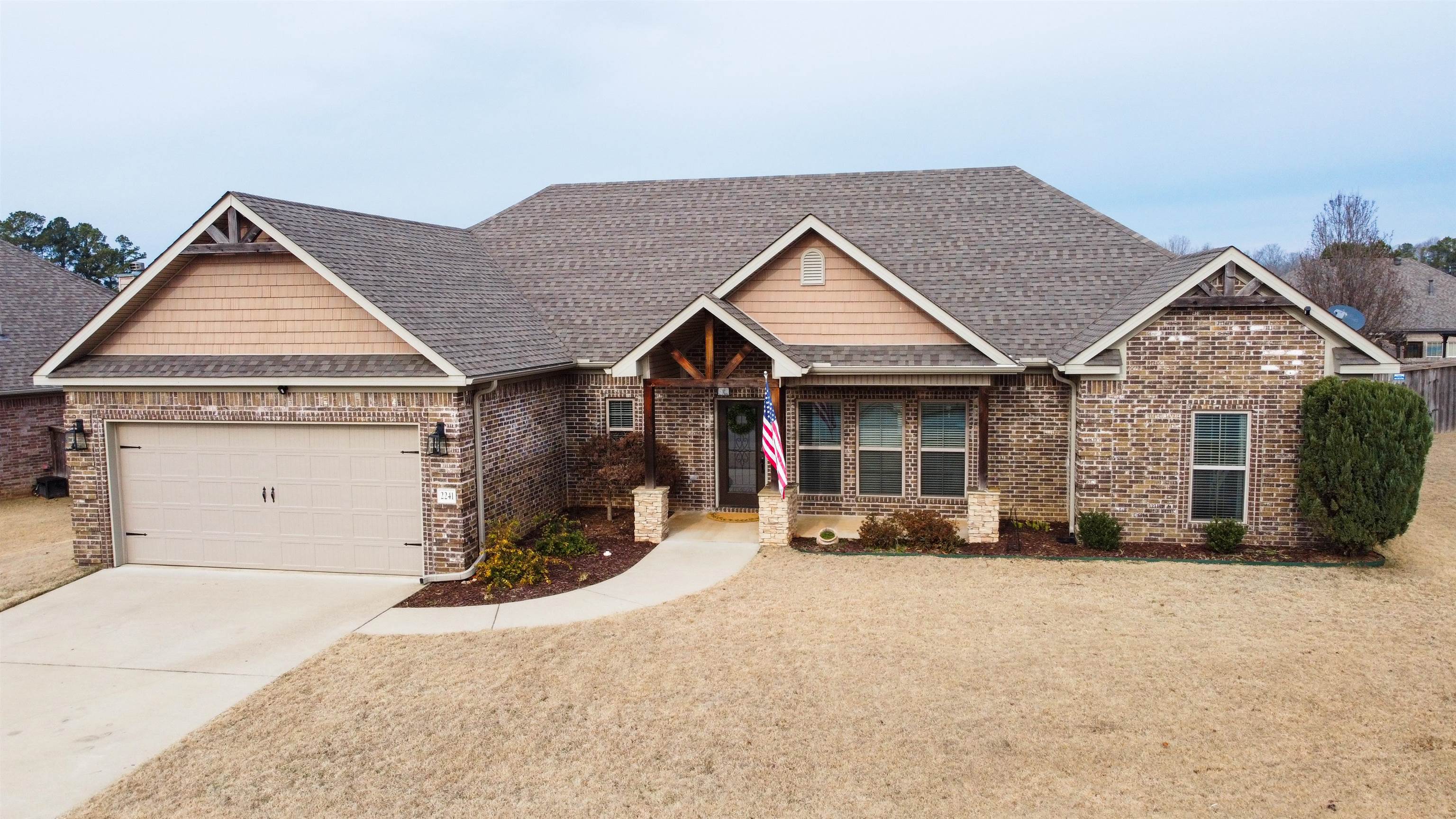 Discover your dream home in the sought-after Coldwater Creek subdivision! This beautifully designed residence features high tray ceilings and gleaming hardwood floors, offering a luxurious yet cozy atmosphere. The open-concept layout with a split floorplan provides an ideal balance of functionality and privacy.  Step outside to a large backyard perfect for entertaining, complete with a covered patio and a fire pit where you can unwind with family and friends. The neighborhood adds to the appeal, offering two well-maintained parks for outdoor fun and relaxation.  Don’t miss your chance to live in this stunning home in a vibrant, family-friendly community. Schedule your showing today! *Agents See Remarks