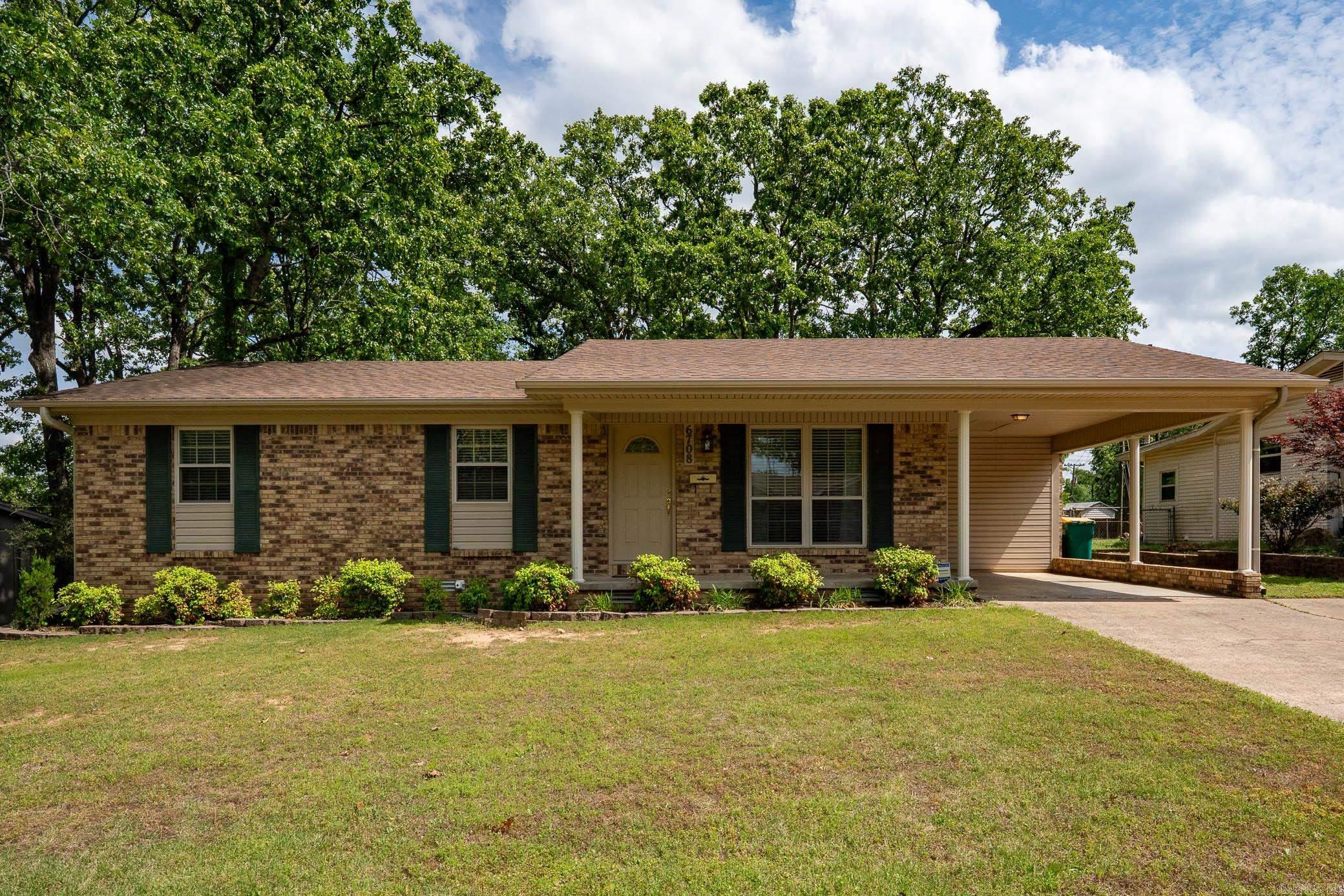 Welcome to 6708 Navajo Trail in North Little Rock! This well-maintained and updated home offers a comfortable layout with inviting living spaces and plenty of natural light throughout.  The spacious living area flows seamlessly into the kitchen and dining space, creating an ideal setup for both everyday living and entertaining. The kitchen features ample cabinet storage and granite countertop.  Bedrooms are generously sized, offering flexibility for family, guests, or a home office. Step outside to enjoy a great backyard—perfect for relaxing, pets, or weekend gatherings. Fully Fenced and New Sliding door welcome you to the backyard deck and patio.  Conveniently located near shopping, dining, schools, and easy access to main roads, this home combines comfort and convenience in a desirable location. Whether you're a first-time buyer, downsizing, or adding to your investment portfolio, this is a fantastic opportunity!