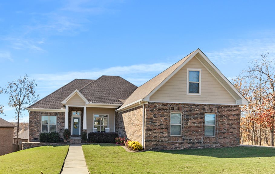 Beautiful home in sought after Creekside subdivision. Features include a huge side loading 3 car garage, 4th bedroom upstairs could be your game room/bonus room/or office. Beautiful hardwoods & open floor plan. Large kitchen w/stainless steel appliances & granite counters. Lovely oversized master suite. Great deck & additional entertaining patio space below. TONS of storage throughout this home! Walk-in crawl space also has a large amount of storage below. Come enjoy this front porch for days!