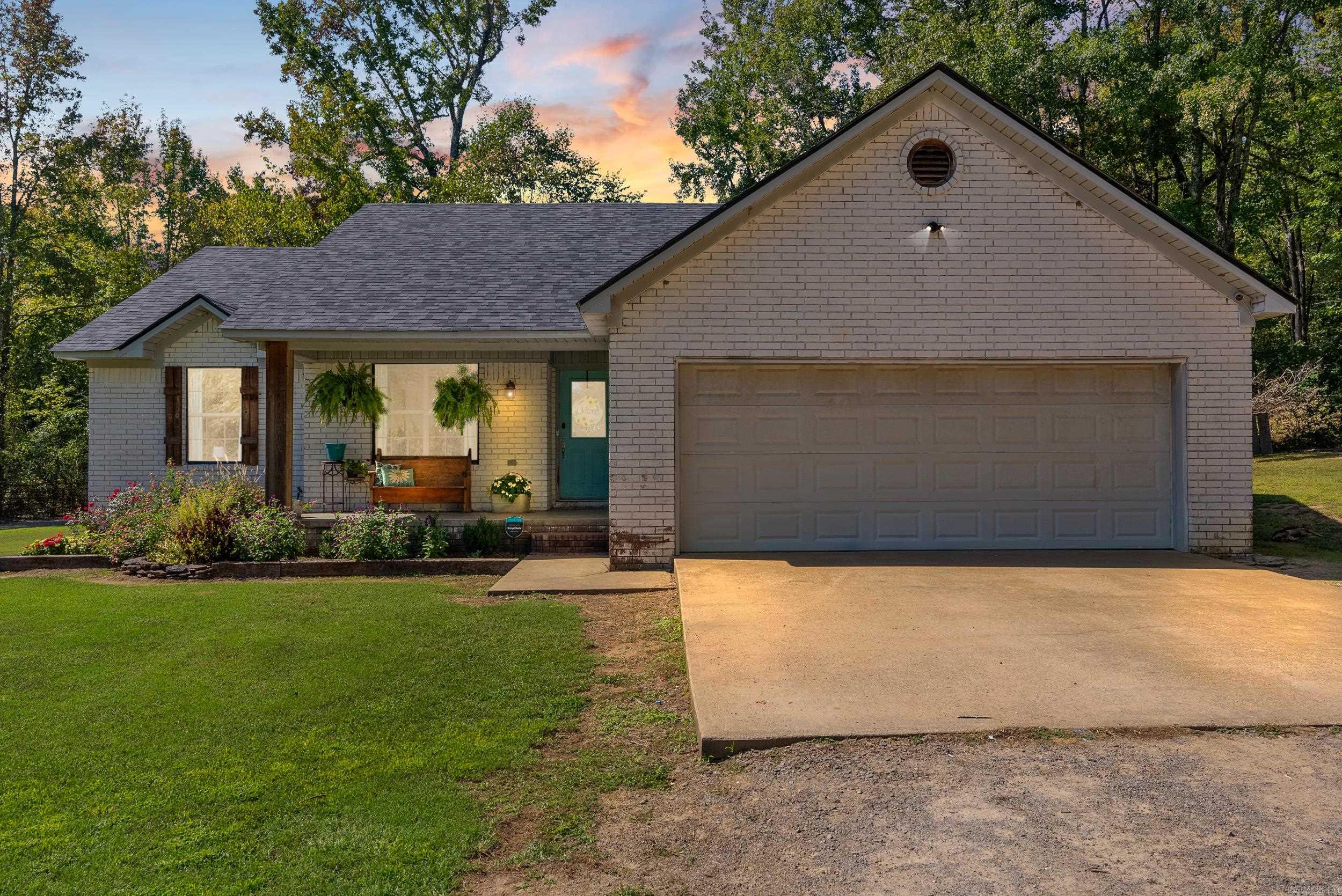 Nestled at the end of a private gated drive on 7.78 acres, this charming 3 bedroom, 2 bathroom home offers both tranquility and modern upgrades. Recent improvements include: new kitchen (2023) new roof (2023) and new HVAC system (2022) The property also features a spacious 30 x 40 barn, perfect for storage, hobbies or animals. Experience the beauty of nature with your own private waterfall and unwind in the evenings by the fire pit. This property is a hidden gem for those who value both comfort and outdoor living with the modern amenity of high speed fiber internet.
