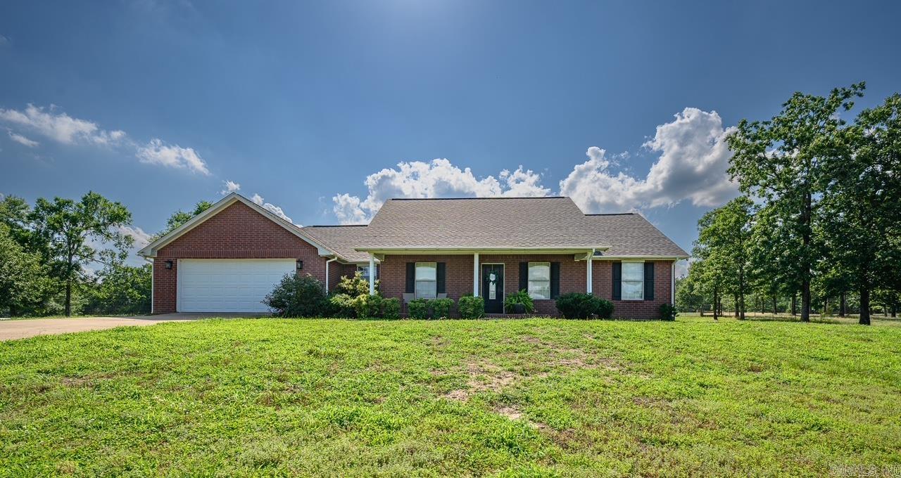 You'll want to call this beautiful farmette home! Located 5 minutes from Mena on paved county road, private location, arranged on 19.97 gorgeous, fenced acres.  Stunning brick home offers the finer things in life from the generac generator, well-arranged floor plan with no wasted space, spacious living area with fireplace, dedicated dining area, beautiful kitchen with granite countertops, stainless appliances, ample cabinetry for storage, three nice size bedrooms, covered porch, back patio and so much more.  Did I mention the nice horse barn with three stalls, tack room, storage areas?  Must see rare find property. Shown by appointment only. Buyers agent must provide proof of funds or loan approval prior to showing appointment.