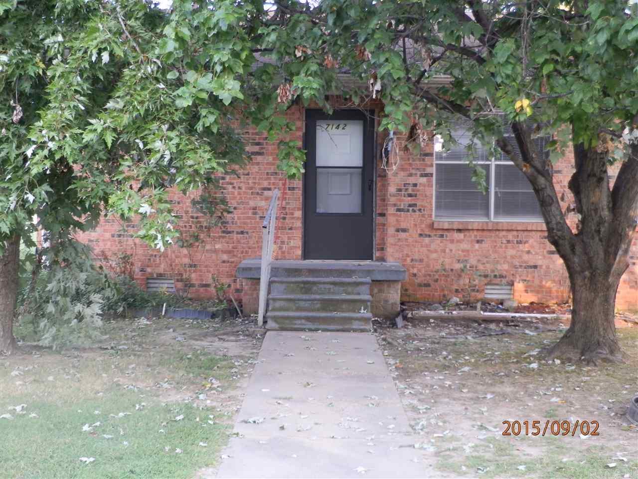 Nice brick two bedroom, one bath duplex. Stove and refrigerator furnished. Tenant responsible for all utilities. Application required. Minimum 6-month lease required. No pets. Not on HUD Section 8.