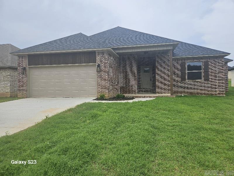 New Construction home with modern design with lots of natural light. Three bedroom home with lots of cabinets, walk in closets.  patio on back .     Easy access to side gate and back gate of LRAFB .  Builder gives extended 10 yr warranty.  See drone map, Level lot with no steps.  Agents see remarks for Bonus
