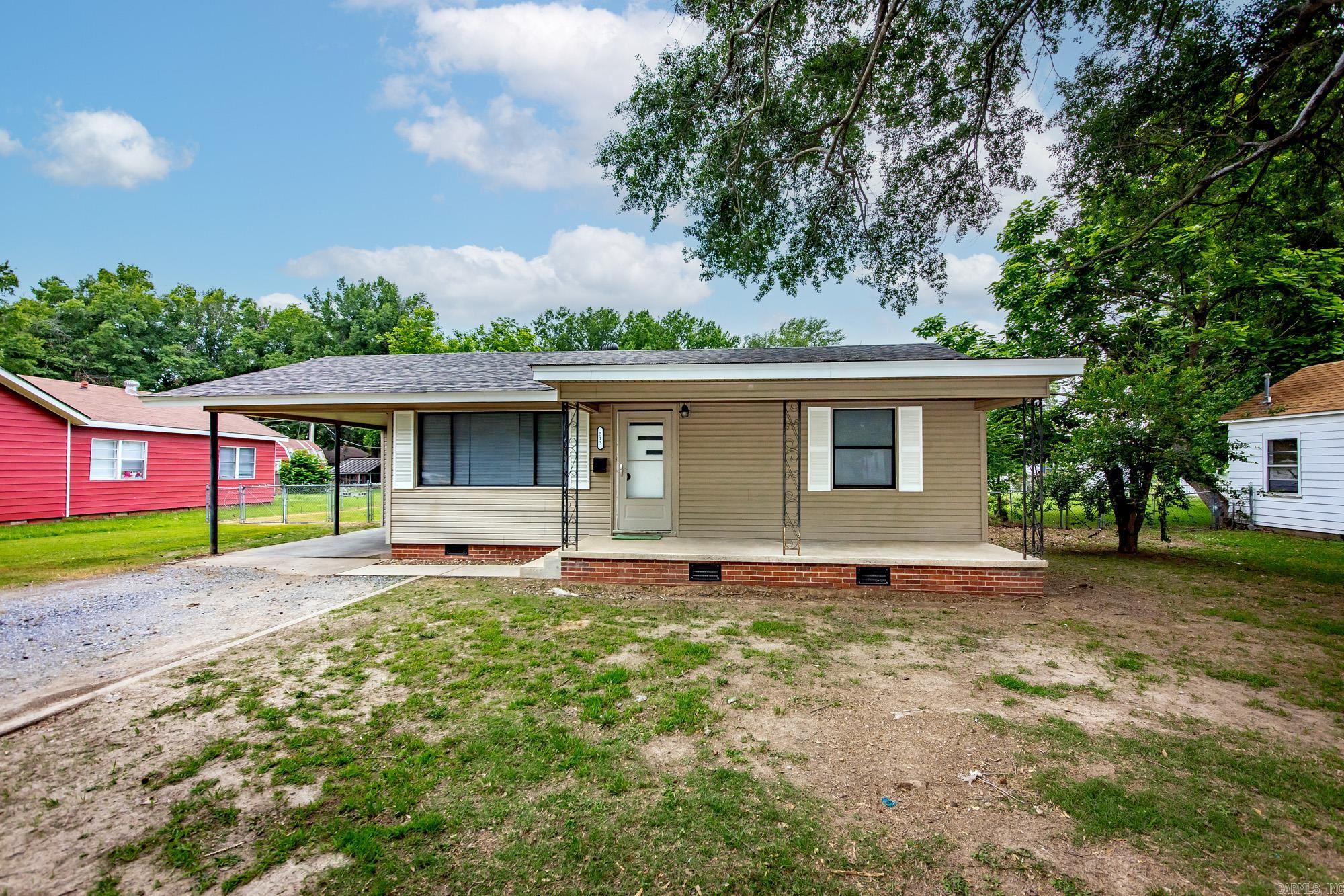 Check out this updated 2-bedroom, 1-bath home located in a quiet small town with a big, fully fenced backyard perfect for pets, kids, or outdoor entertaining! Inside, you’ll find new flooring throughout, fresh paint, and new countertops that give the home a clean, updated feel. The home also features a separate laundry room for added convenience, and the refrigerator stays with the property. Whether you’re looking for a starter home, downsizing, or an investment opportunity, this move-in-ready home is a must-see!