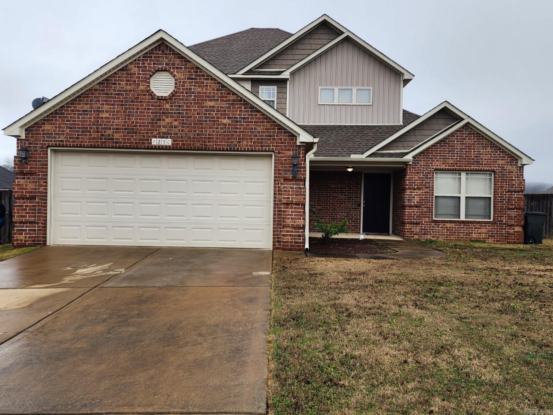 If you are looking for a place to call home, or a great location for an Airbnb, look no further!! This all electric 3 bedroom, 2.5 bathroom home is located in the quiet North Hills Subdivision, just 1 mile from all the shopping & restaurants in Conway and offers plenty of space and comfort. The spacious open plan living area has recess lighting and is perfect for entertaining or just relaxing. The primary bedroom suite is located on the main level with a full bathroom that displays a separate shower, jet tub, double vanities and a large walk-in closet. Laundry room and half bath located on main level. Upper level offers a spacious Den or Office space, full bathroom with double vanities and 2 bedrooms. The large level backyard features a covered back patio and is fully privacy fenced which makes it great for outdoor activities and family gatherings. Refrigerator conveys. This home qualifies for Rural Development loan, making it a great opportunity to get in with no down payment. Schedule your private showing today and see all the endless possibilities this home has to offer.  See agent remarks