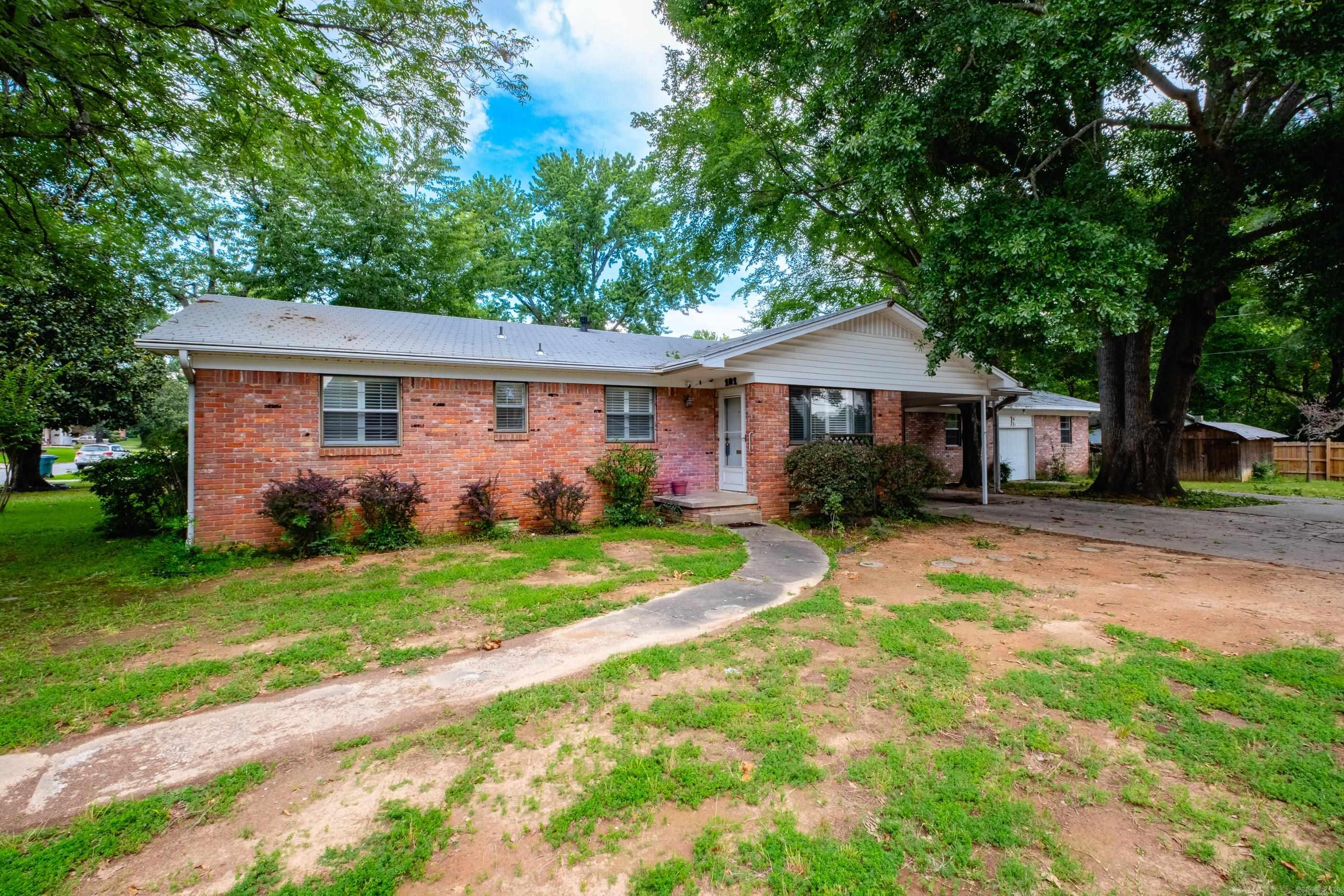 Welcome home to this well-maintained one-level home that's move-in ready with fresh interior paint! Offering 3 bedrooms and 2 bathrooms, this home features a spacious great room with plenty of flexibility for both living and dining. Just off the kitchen, you'll find a cozy gathering room that's perfect for relaxing, entertaining, or enjoying your morning coffee. One of the standout features is the incredible workshop, ideal for woodworking, crafts, hobbies, or any creative project you've dreamed of. Need even more space? The unfinished basement provides abundant storage and offers exciting potential to finish out for additional living space, a home gym, or recreation room. With its functional layout, exceptional workspace, and room to grow, this home is a rare find with endless possibilities!