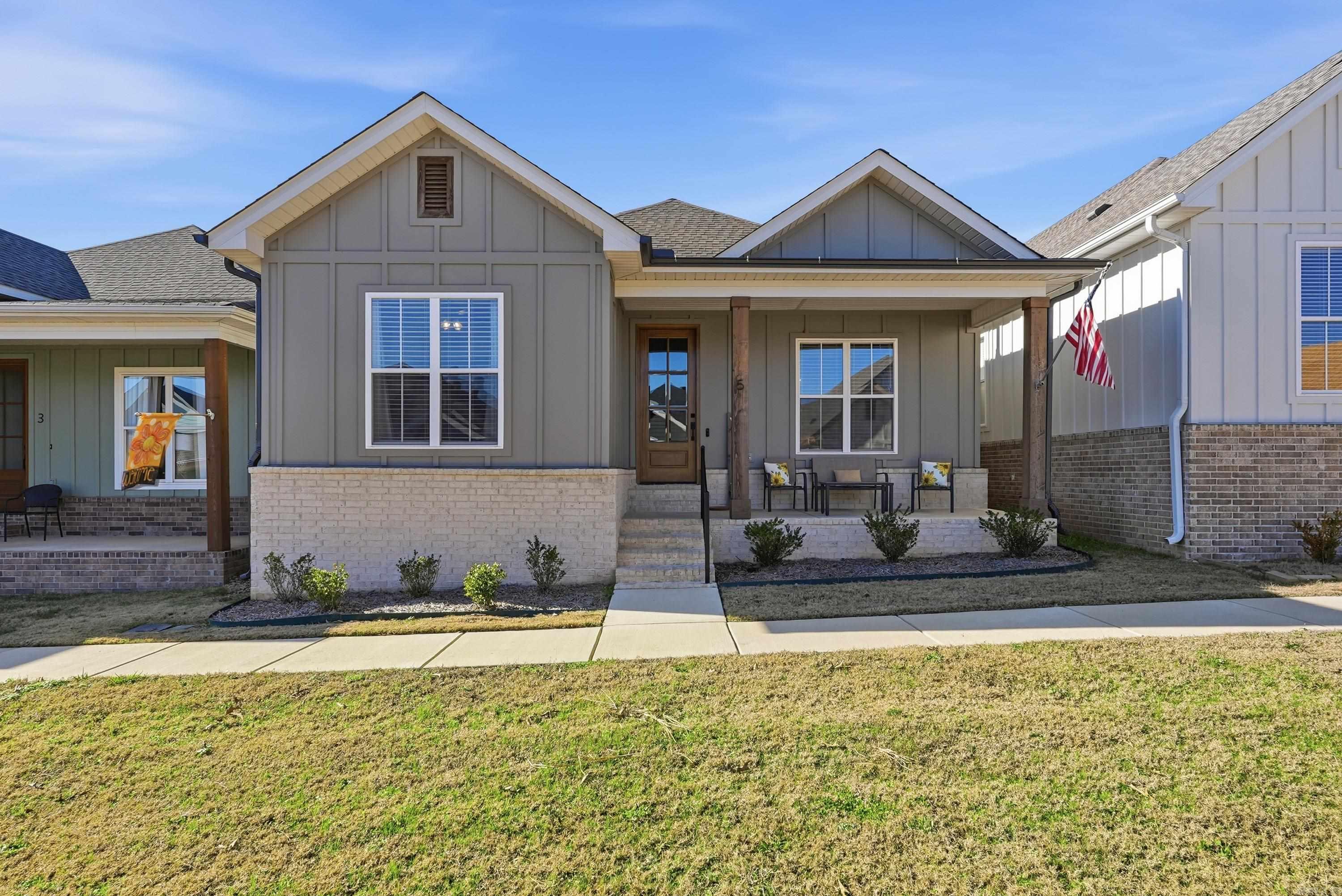 Tucked away in a quiet setting yet minutes from everything Bryant has to offer! This home provides the best of both worlds- peaceful surroundings with quick access to shopping, dining, schools, the interstate and everyday conveniences. A low-maintenance yard paired with a privacy fence creates the perfect outdoor space ideal for relaxing, entertaining, or simply unwinding at the end of the day.  Inside, the functional single-level layout is designed for effortless living and everyday comfort. Plus, residents enjoy access to neighborhood amenities, including a community pool, adding even more value and lifestyle appeal!  Whether you’re just starting out, downsizing, or searching for a home that fits your next chapter, 5 Pasley Park offers manageable living, thoughtful features, and a location that truly delivers.