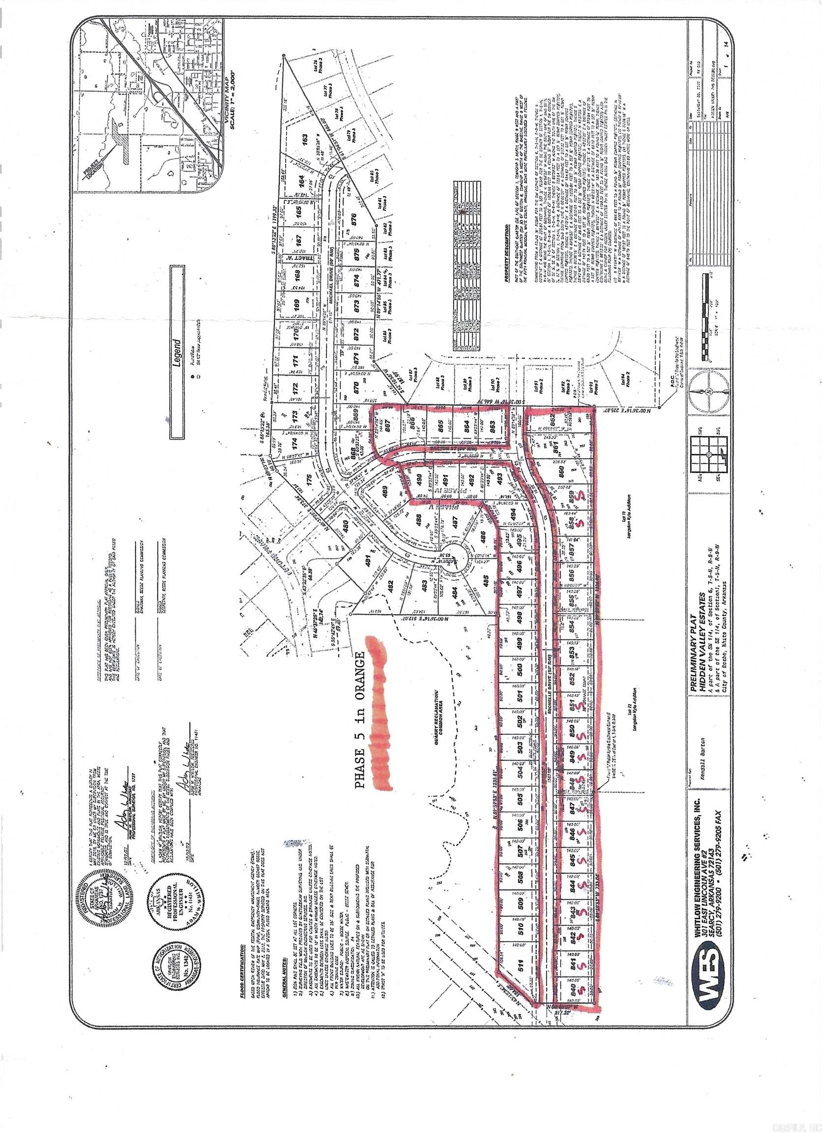 HIDDEN VALLEY ESTATES - Land