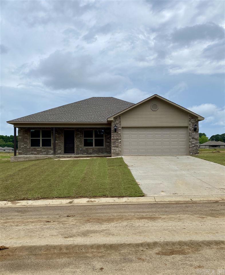 Beautiful 3/2 with open & split floor plan. Huge living room and kitchen. Granite countertops, Stainless steel appliances. Farmhouse sink. Master has double vanity, huge walk in closet, trey ceilings, and bigger tiled shower. All of the extras with a huge backyard and covered back porch. Pictures are from similar house, same builder. Estimated completion date November 15th. Come take a look and pick your final selections today.