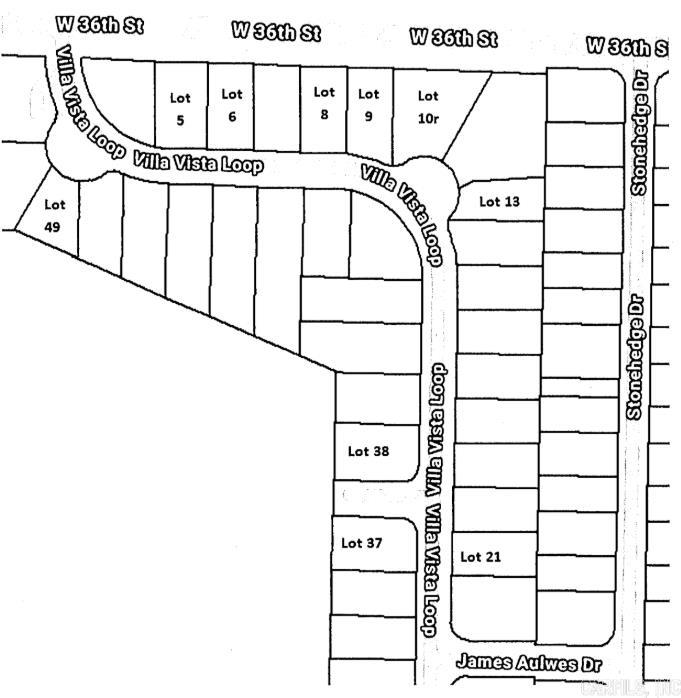 10 Lots For Sale: 5,6,8,9,10r,13,21,37,38,49 for Total Price $150,000 on Villa Vista Loop, Little Rock, AR 72204. Highest Bidder gets 10 Subdivision Lots to build houses on. Perfect for a builder.