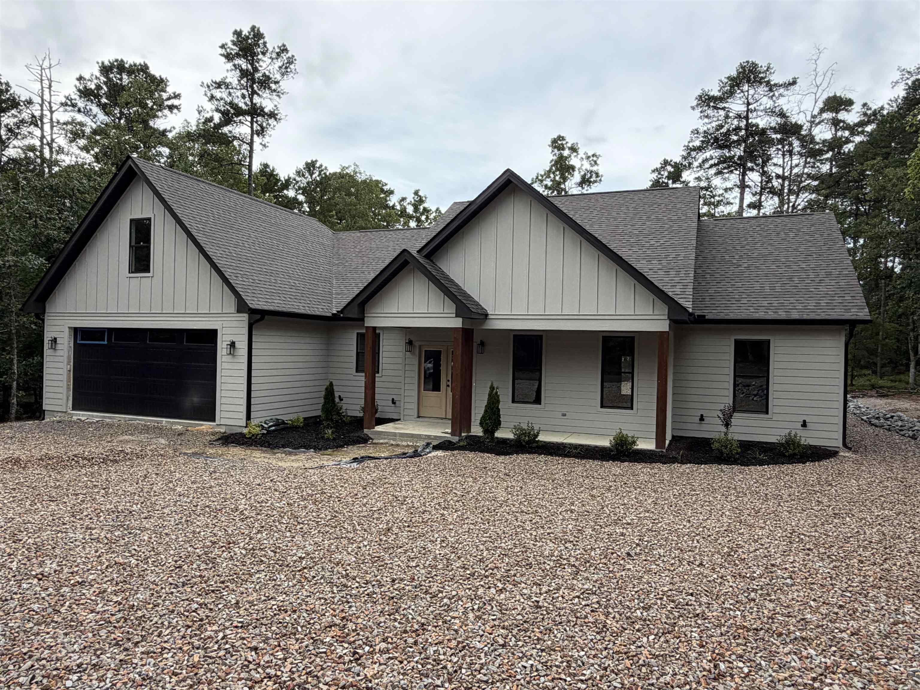Brand-New Construction near the Glazypeaux Gate of Hot Springs Village! This 4-bedroom, 2.5-bath home features an open floor plan, large granite island, split-bedroom design, and a private primary suite with a custom walk-in closet and oversized shower. Located in the sought-after Fountain Lake School District and built with today’s buyer in mind. More photos coming soon.  Don’t miss this opportunity—schedule your private tour today!