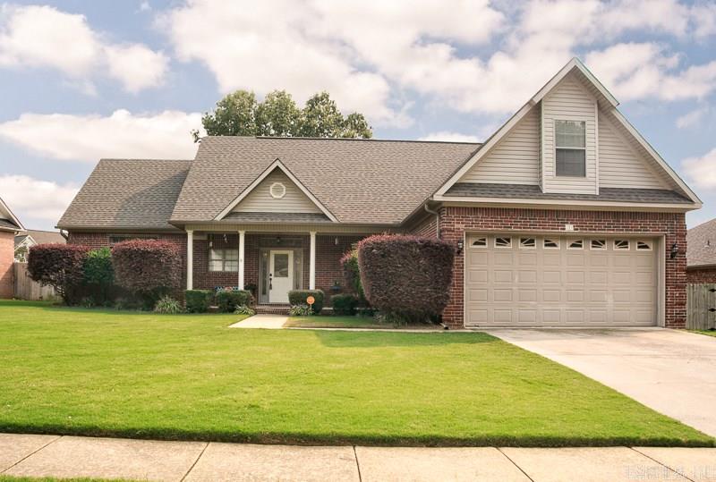 Well maintained home sitting in nice neighborhood offers 4 bedrooms, 2 baths, large living room with fireplace, kitchen with movable island, dining area, laundry room with sink.  Master suite offers large walk in closet, master bathroom has jetted tub, separate shower, double vanities.  The 4th bedroom is upstairs with closet - perfect haven for teenager!   Covered patio overlooks fenced backyard and above ground pool.