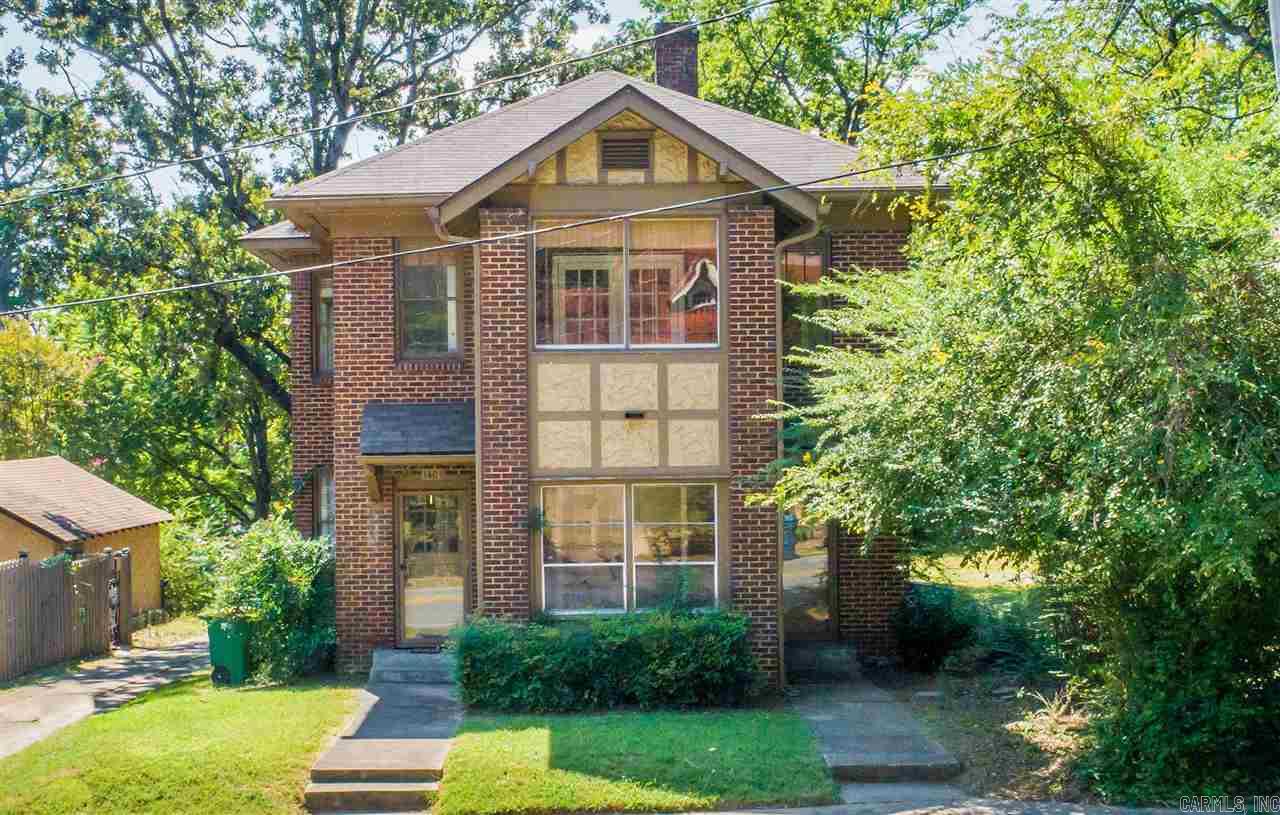 Conveniently located on Kavanaugh Blvd in Hillcrest, this duplex of 2 Bed 1 Bath Units is an amazing investment opportunity. Hardwood floors. White brick hearth +built-ins +sunroom.  Living opens to kitchen w/ pantry +fridge (stays). Upstairs: dishwasher +washer/dryer. Unfinished studio = opportunity space. Minutes from UAMS or VA Hospital +Hillcrest Shopping.