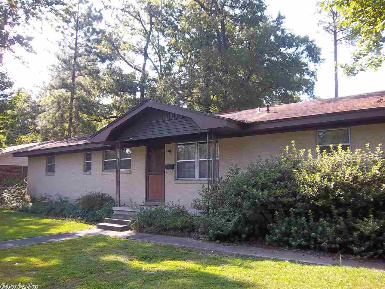 Clean, well-maintained older home in need of cosmetic updates but GREAT PRICE!  Large den downstairs, living room with formal dining area, eat in kitchen, all appliances remain (washer, dryer, fridge, wall oven, surface range).  Fenced in backyard.  LOW monthly payments!  Taxes are with H/S Credit.