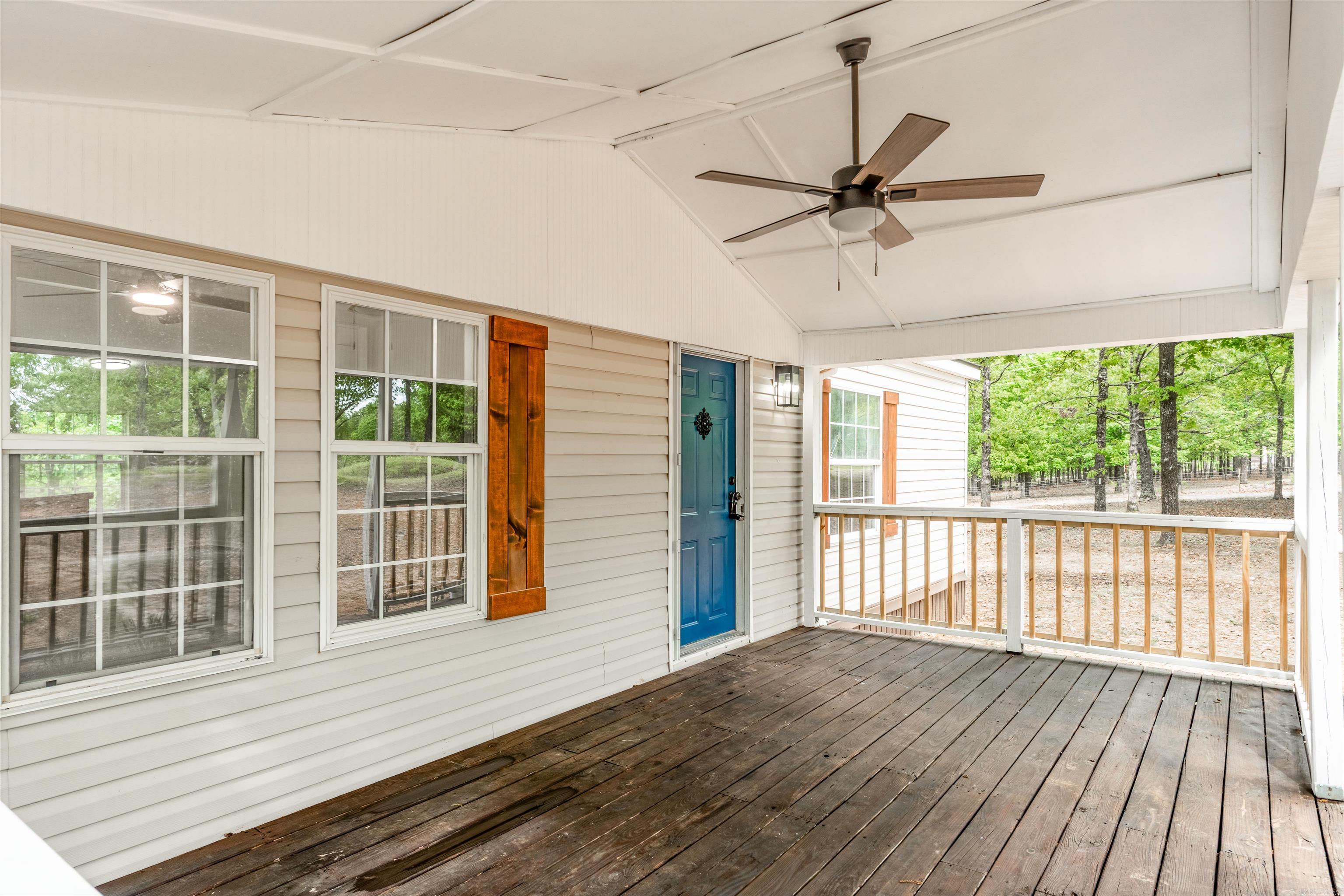 Motivated Sellers. Looking to escape from city living to country living. This is your chance with this beautiful 3 bedroom / 2 bath Manufactured home sitting on 3 acres. This home offers you recent updates such as fresh paint throughout, new vinyl flooring throughout, new tile walk-in shower in the master bedroom, large bedrooms, large walk in closets, large storage shed out back, Open Kitchen/Dining, updated countertops, large living room, permanent foundation, Septic Freshly Pumped/Inspected, NEW ROOF, NEW HVAC, NEW BACK PORCH with Rod Iron & Wood and COVERED Front Porch, Energy Efficient Windows. You can sit out back to enjoy breeze and listen to nature. No restrictions. You can have a hobby farm or garden. This home is within 10 min from shopping, grocery stores and anything you need from downtown Cabot and 10 min to access the freeway.