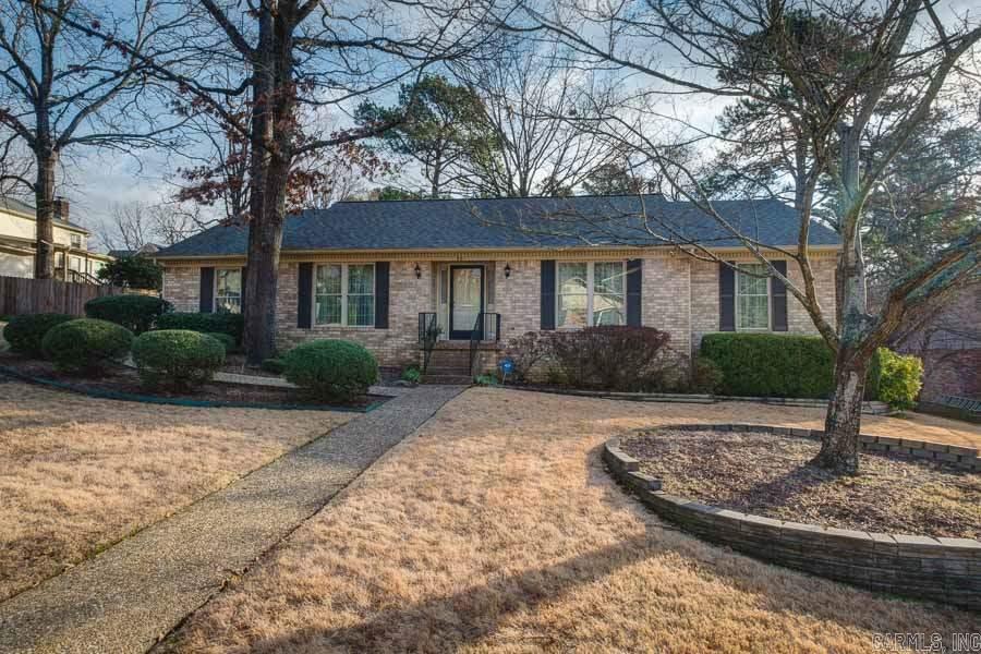 This home is an unusual find on a premier street. It is brick with four bedrooms on one level on a level lot!! The home has been well taken care of and loved and now just needs the fun part of updating to suit your taste. Each room is ample.  The windows, roof and water heater have been replaced and the yard is beautifully landscaped.  There are sprinkler and alarm systems in place. Property to be sold "as is". See remarks