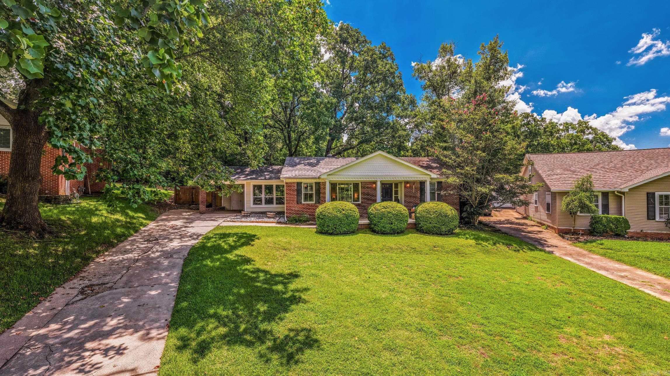 Welcome to this beautiful one-level home located in the charming Kingwood neighborhood. This property includes a welcoming living room, original hardwood floors, large bonus room with new luxury vinyl flooring, new paint in living areas, dining area, and eat-in kitchen designed for everyday comfort and easy entertaining. With a spacious primary suite and two generously sized additional bedrooms, there is flexibility for family, guests, or a home office, while the two full baths add convenience for daily routines. Step outside to enjoy a wonderful patio and park-like backyard featuring an in-ground trampoline, and two leveled areas with plenty of room for children, pets, gardening, turf play space, or just relaxing outdoors. It is also located on a circle drive away from traffic, in the Jefferson Elementary school district, and is just a short hop away from the Heights shopping and dining district.