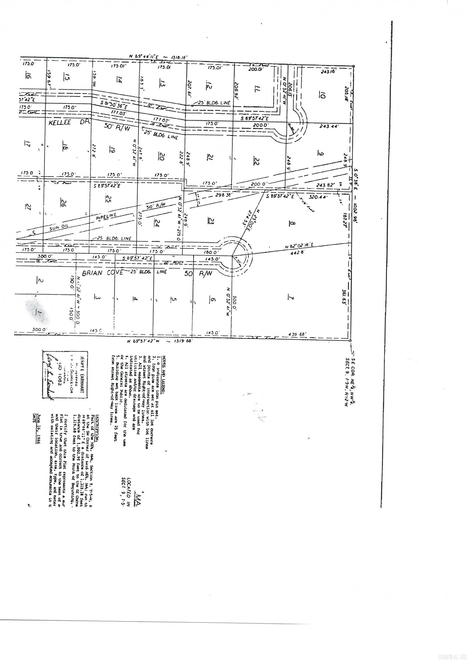 5 lots being sold containing 7+ acres. Old buildings convey at no value. Property is priced as raw acreage.