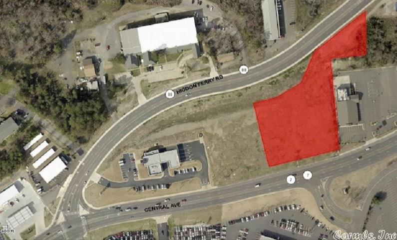 PRIME 7 SOUTH COMMERCIAL LAND- Zoned C-4 Regional Commercial/Open Display District. Highway department has granted access from Higdon Ferry. 2.9 level acres one of the busiest areas in Hot Springs. May divide the property.