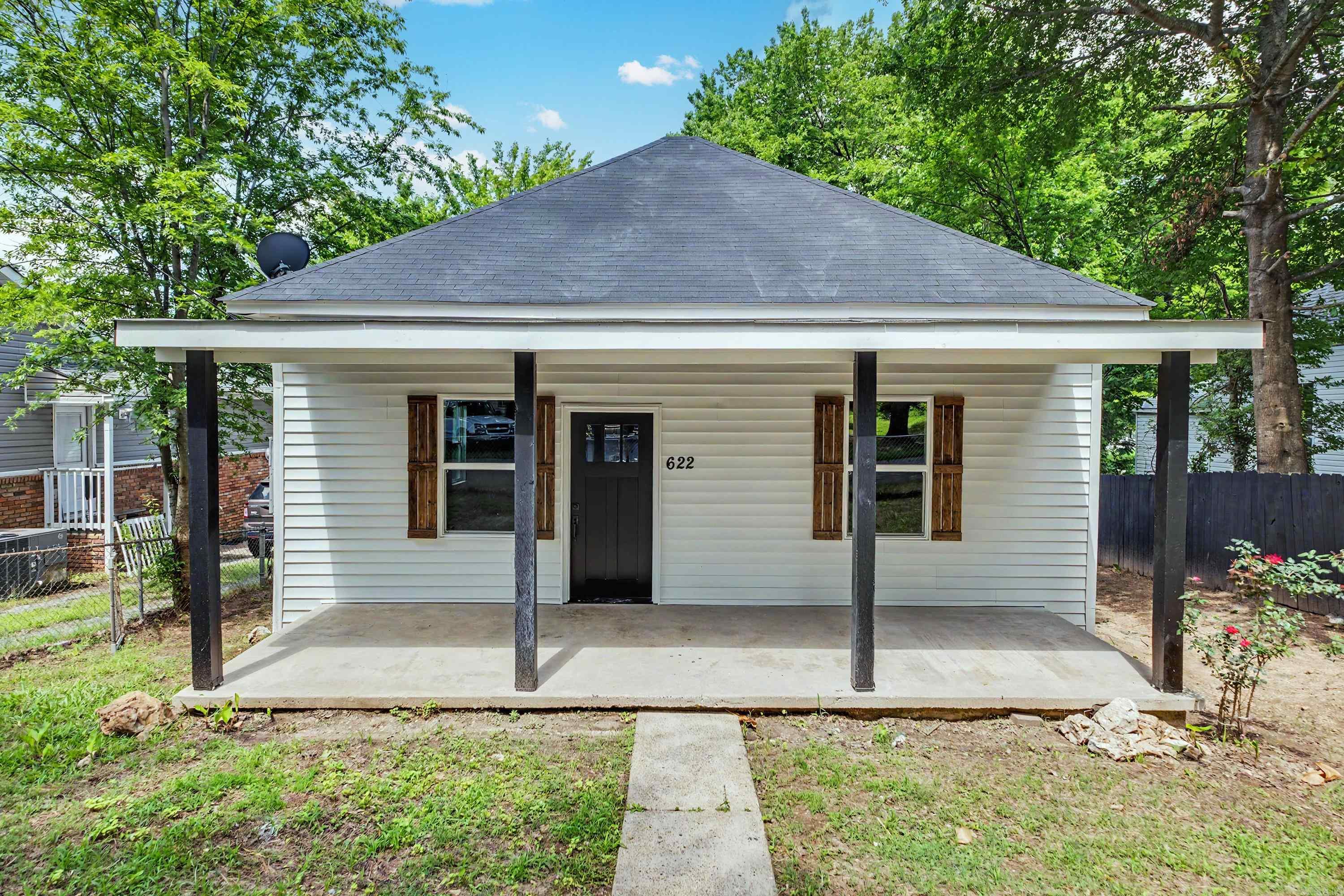 Welcome to 622 Denton St in Benton! This beautifully remodeled home has been updated from top to bottom and is truly move-in ready. Renovations include new plumbing and extensive updates throughout, offering modern finishes and peace of mind for years to come. The spacious open-concept living area provides a bright and inviting atmosphere, perfect for everyday living and entertaining. Enjoy the large covered front porch, ideal for relaxing, as well as the covered back deck overlooking the backyard. Conveniently located just minutes from Benton High School, shopping, dining, parks, and other local amenities, this home combines comfort, style, and an unbeatable location. Don't miss your opportunity to own this fully renovated home in the heart of Benton!