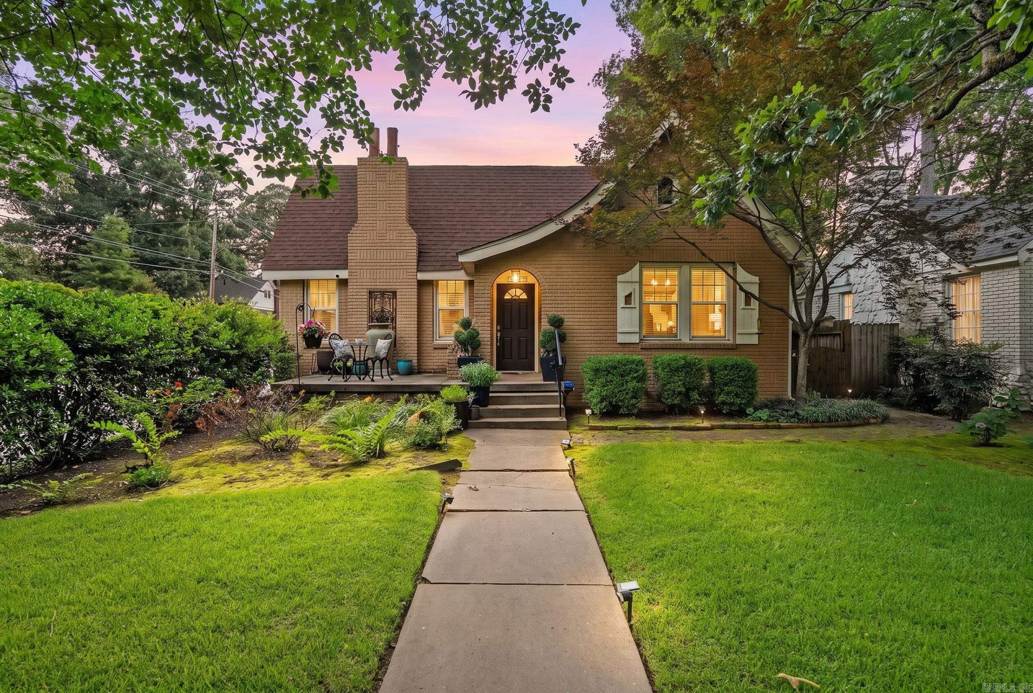 Turn-Key in the heart of the Heights! Classic historic charm meets luxury in this meticulously updated home, located just a short stroll from the Height’s premier boutique shopping & dining. Step inside to an inviting living room featuring fresh paint, pristine hardwoods & classic wood plantation shutters throughout - all centered around a cozy gas-log fireplace. The kitchen boasts premium granite countertops, a breakfast bar, a professional-grade Bluestar gas range & JennAir dishwasher. 3 main-floor bedrooms have an updated full bath & a convenient guest half bath. Bonus space & income potential: Accessed via private exterior staircase, the 2nd level adds AN ADDITIOINAL 527 sqft. of versatile space with a 4th bedroom, full bath, spacious office/living room, & charming reading nook. The outdoor area has a fully fenced, private backyard with lush lawn, built-in sprinkler system, & a tuff shed storage building. An automatic electronic rear gate opens to a secure, private 2-car parking pad. MAXIMUM EFFICIENCY & PEACE OF MIND with New Roof '23, Tankless Hot Water Heater '22, Upgraded Electrical Panel with 240V capability for rapid Electric Vehicle (EV) charging. Zoned for Forest Park.