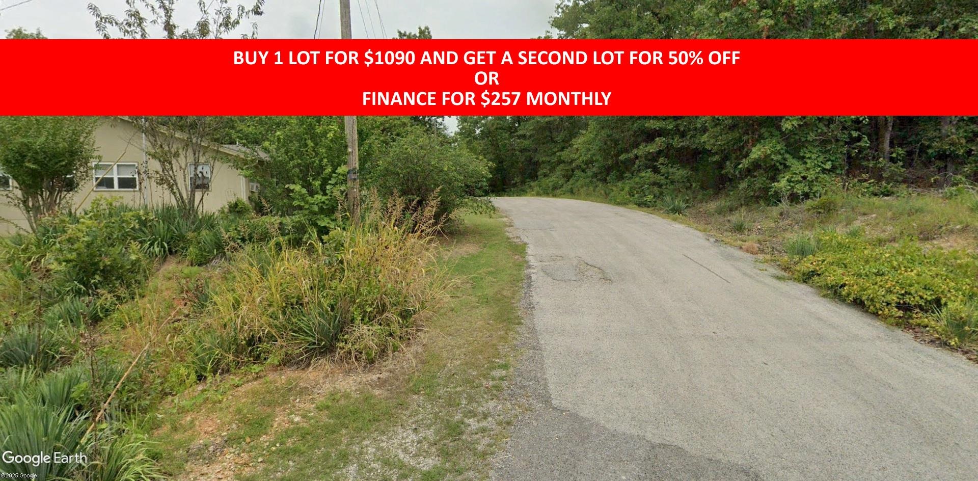 Buy one lot and get 50% off an additional lot! Part of a set of adjoining lots available. Owner-finance for easy terms. Cash buyers can pay by debit or credit card as well. Nice lot to develop or hold for future value. Public water and electric are available to run to property and will need septic. Owner/agent. No mobiles allowed. 300-2500 minimum build size on any other type of home, depending on subdivision. Finance is 5 months at $257 and closing costs are included. Lots marked with red banner are part of promotion. No limit on lots. Buyer responsible for any/all taxes and lots sold "as-is". Quit claim deed conveys. Parcel ID# 135-11482-000