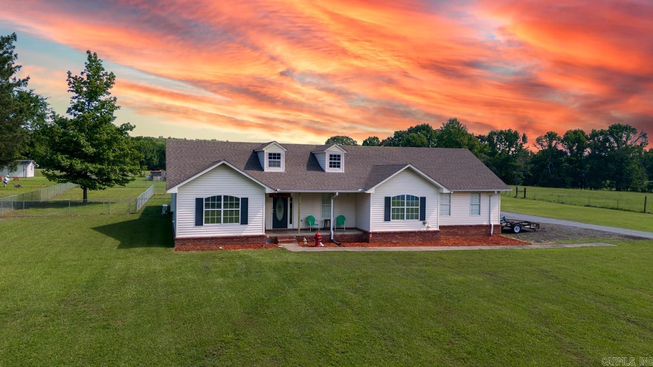 SELLER IS NOW OFFERING $10,000 IN BUYER CONCESSIONS!!  Spacious country living just outside of Conway City limits! Nestled on a peaceful low traffic street on 2.02 acers, this beautiful 3-bedroom, 3-bathroom home offers approximately 2,875 sq ft with plenty of room to spread out! Conveniently located close to shopping, restaurants, and everyday amenities while still enjoying a quiet, rural setting.  Inside you'll find a large family room with a cozy fireplace, beautiful kitchen with granite countertops, separate dining area, and a split floor plan with the private primary suite situated on its own end of the home. The two additional bedrooms are generously sized. A huge man cave/game room with its own full bathroom offers endless possibilities for entertaining guests, hobbies, or a second living area. Enjoy the fully fenced backyard, perfect for animals or pets! There is a chicken coop along with established fruit and garden additions including 3 peach trees, a pear tree, blackberry plants, and mature grapevines. The backyard features an in-ground pool perfect for summer fun, however the pool does have a leak and sellers do not wish to make repairs. AGENTS, PLEASE SEE REMARKS!