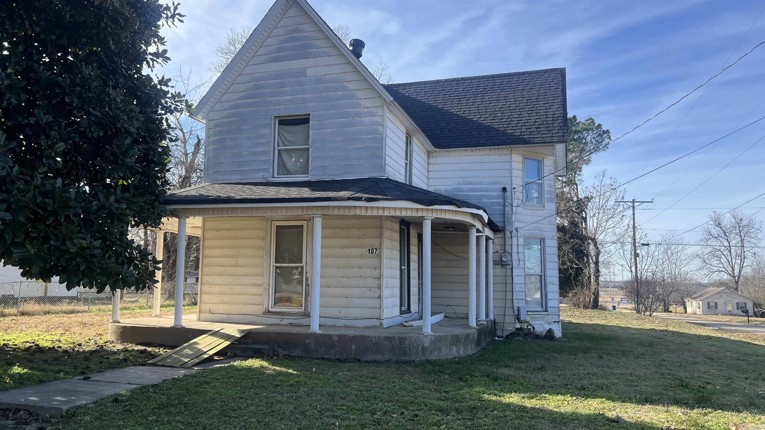 Investor Special! This character-filled home with over 2600 sq ft is ready for its next chapter. A brand-new roof is already in place, but the interior needs work. Perfect for someone with vision, who wants to restore the charm and bring this old house back to life. If you've been dreaming of a true renovation project with timeless style, this one is calling your name. Large house for a small price.