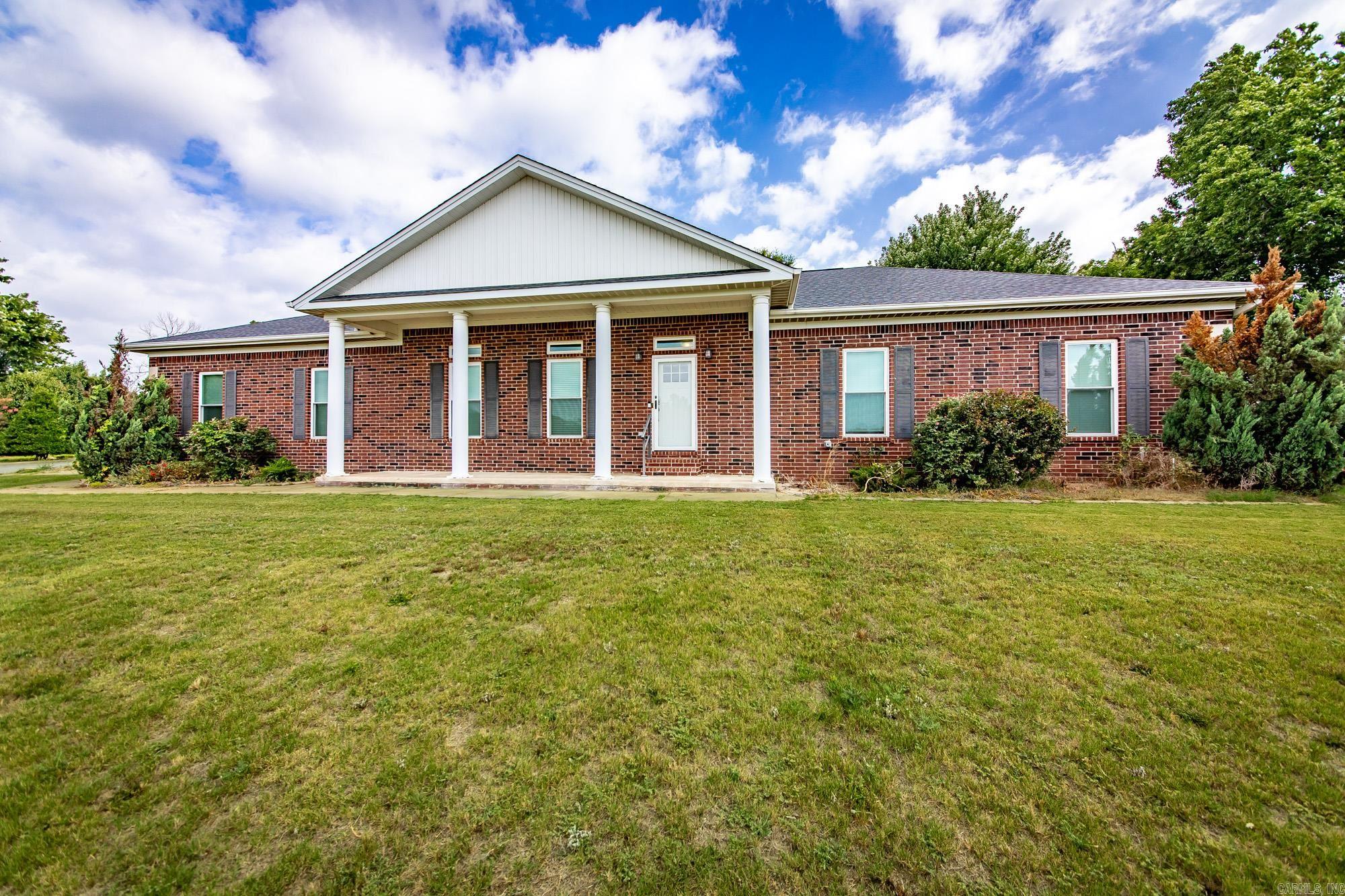 Walk in and feel right at home in this beautiful 3 bedroom plus office home.  Spacious living room and kitchen with lots of cabinets, 2 walk in closets, large primary bedroom, hardwood and tile flooring.  Brand new HVAC May 2026 and new roof 2022/2023.  If you love the outdoors, you will love this oversized back yard with a privacy fence and storage building.  This home even offers extra parking!  Taxes stated are after homestead credit.