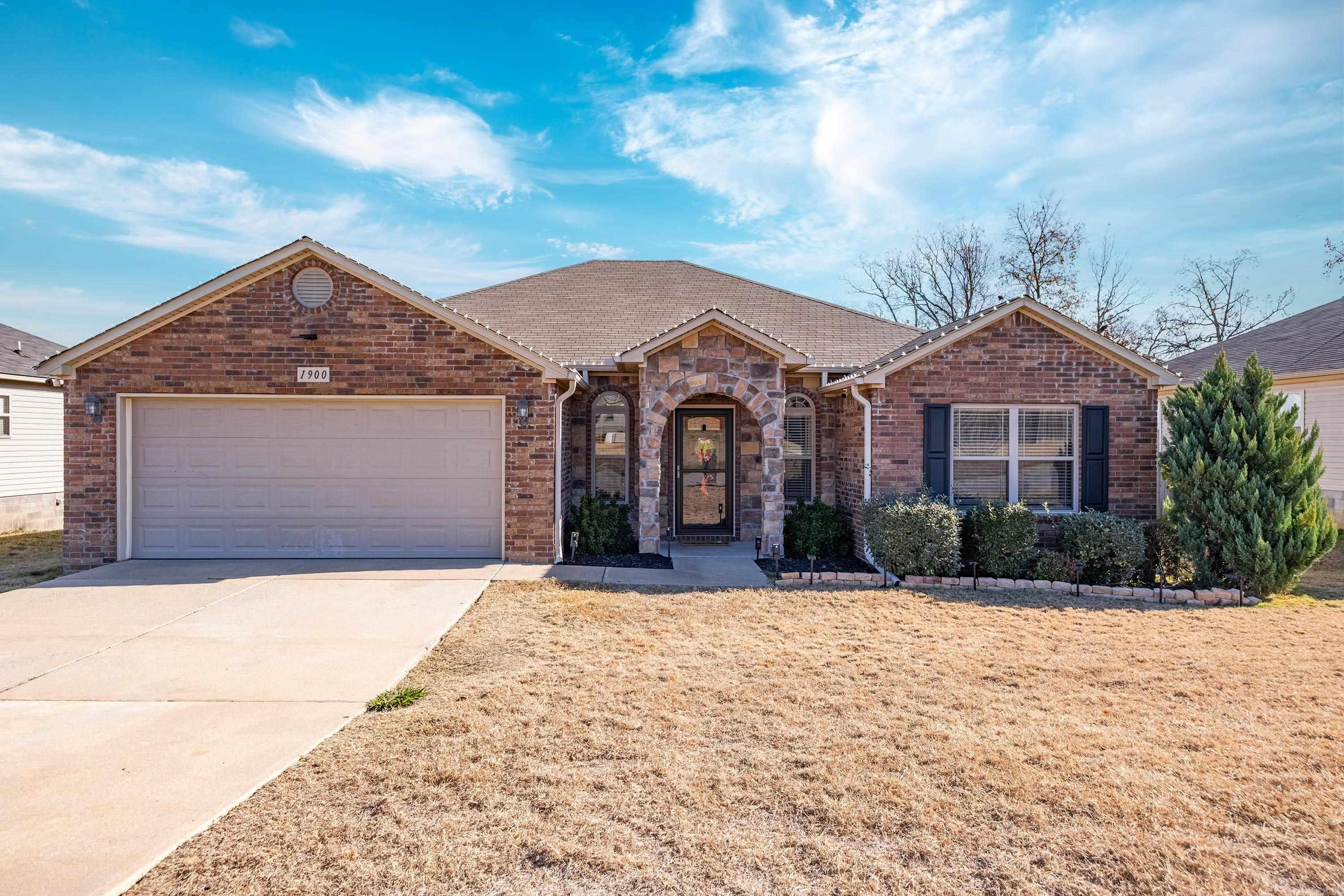 Welcome to this well-maintained 4 bedroom, 2 bath home in the desirable Bear Paw Addition of Sherwood. Conveniently located down the street from Sylvan Hills High School and minutes from the Elementary and Middle Schools, this home offers a split floorplan with the primary suite situated away from the secondary bedrooms. The great room features hardwood floors, while tile accents the wet areas, and carpeted bedrooms provide comfort throughout. Enjoy the eat in kitchen with plenty of space for gatherings. Step outside to a covered patio overlooking the large backyard, perfect for relaxing or entertaining. Don't miss the opportunity to make this home yours!