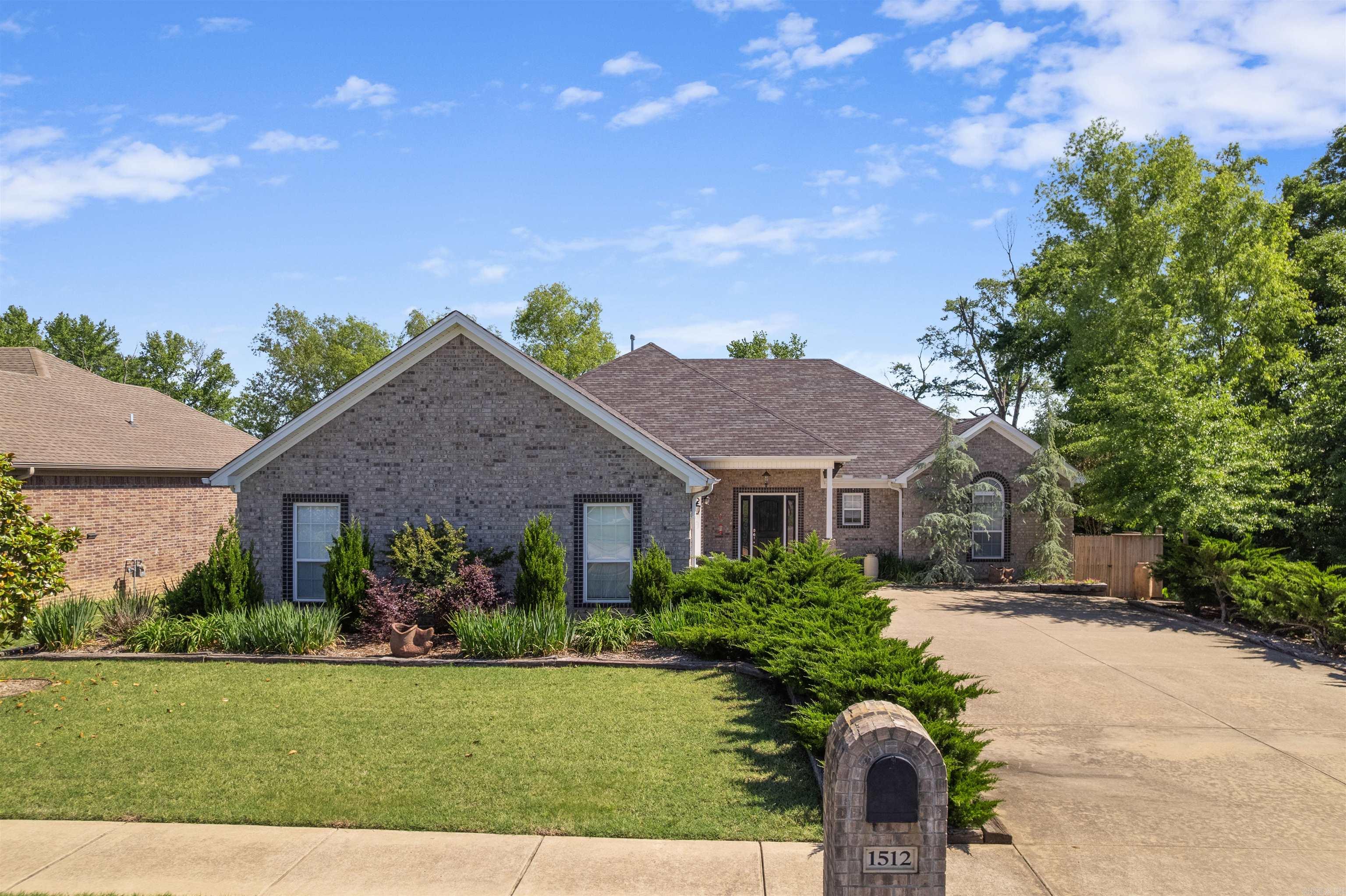 Tucked away in a beautiful Jacksonville setting, this very well maintained 3 bedroom, 2 bath home offers the perfect blend of comfort and style, all while being conveniently located near Little Rock Air Force Base! From the moment you walk in, you’ll love the stained concrete floors and abundance of natural light pouring into every room. The kitchen and bathrooms feature gorgeous granite countertops, while the open living area creates the perfect space for relaxing or entertaining. The oversized primary suite feels like a retreat with tray ceilings, a spa-like bath, and stunning backyard views. Step outside to the showstopper! A huge covered back porch overlooking the tree-lined backyard that feels like your own getaway. This one truly combines beauty, warmth, and functionality in one incredible home.