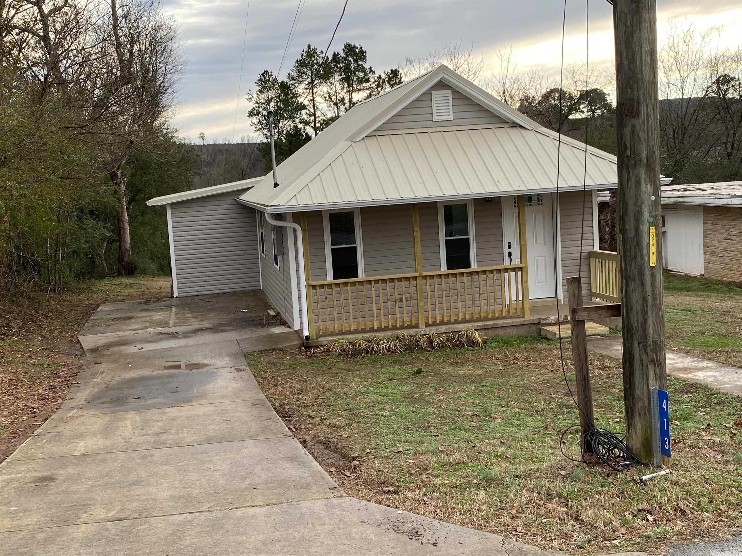 Totally remodeled house.