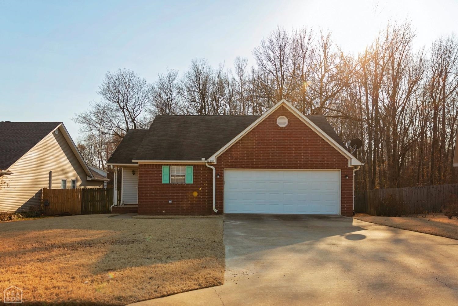 3505 Browning is situated in the highly coveted neighborhood of Hunter's Ridge. It is just a short drive to Craighead Forest Park! There are 3 bedrooms, two baths and a two car garage. This home has been meticulously cared for. It also has a privacy fenced backyard.