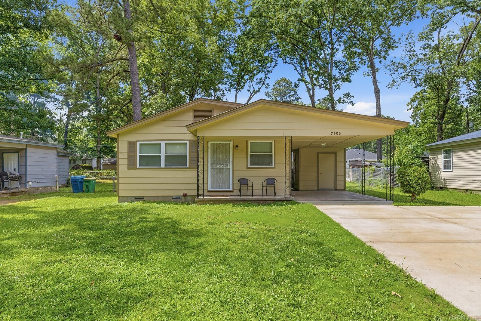 Welcome to 7905 Woodhaven Dr. a charming opportunity for first-time homebuyers or savvy investors alike! Conveniently located in the heart of Little Rock, this home offers quick access to major highways, downtown, shopping, dining, and everyday conveniences.  Featuring 3 bedrooms, 1 bathroom, and 912 SqFt of comfortable living space, this property offers the perfect blend of affordability and potential. Whether you're looking to start your homeownership journey, downsize, or expand your investment portfolio, this home is full of opportunity.   Plus, this property may qualify for ZERO down financing, making homeownership even more attainable. Don’t miss your chance to own a centrally located home with great potential! Call now for your own private showing. Agents see remarks!