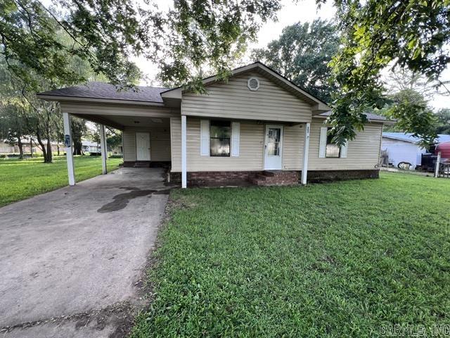 Big River, if you want to live close to the steel mills but in a small town this property could check most of your boxes. This three bedroom one bathroom home is in the town of Caraway with a vinyl exterior and attached one car carport. *Agents see agent remarks*lease be advised that any offers on this property require a minimum Earnest Money Deposit of 1% of the Purchase Price or $1,000, whichever is greater. All initial offers must be submitted via PropOffers.com by the BUYER AGENT ONLY BUYER'S AGENT IS TO PAY A $200.00 PLUS SALES TAX OFFER MANAGEMENT FEE AT CLOSING OF ANY ACCEPTED OFFER Buyers may use any lender they choose to finance the property purchase. However, the seller requires that all non-cash offers be pre-qualified by the NewRez Home Loan Division before negotiating the offer.