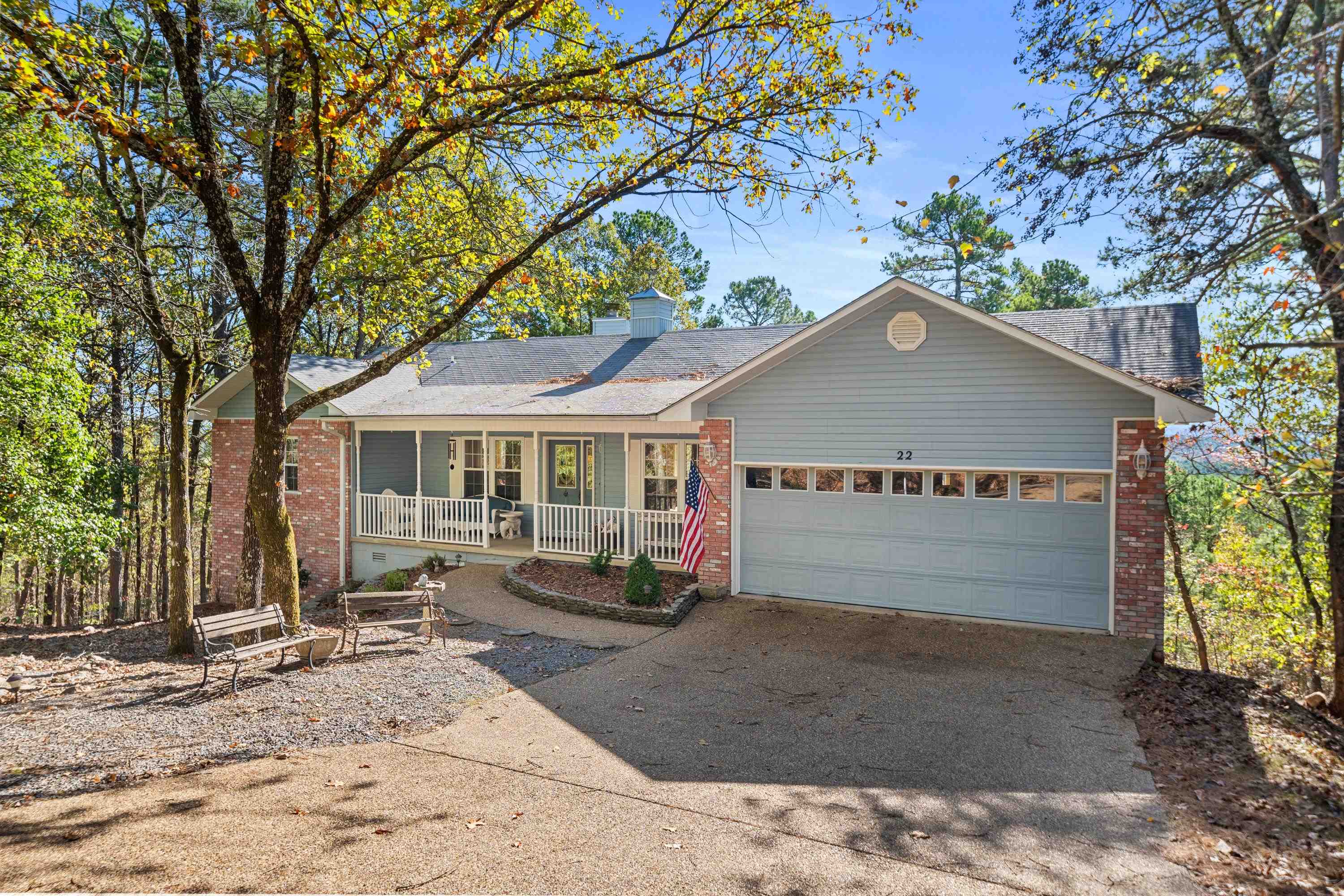 This house boasts one of the grandest vistas in HSV! You can see Brookhill Ranch & far beyond and yet the driveway has the most gentle slope. Charge admission for the view!!! The division of space makes this house easy living. Everything for life is on the entry level with large deck and beautiful near new picture windows, formal dining room & breakfast dining,  generous owner suite and stairwell to lower level. Downstairs has it's own family room, 3 bedrooms and a full bath, large craft room and it's own deck. There's also a shop in the less finished area. If you need more, the lot to left with the same view) is included in this sale. Lots of options for exciting activities and living! Washer/Dryer and 2024 French Door Refrigerator all convey. SEE AGENT REMARKS.