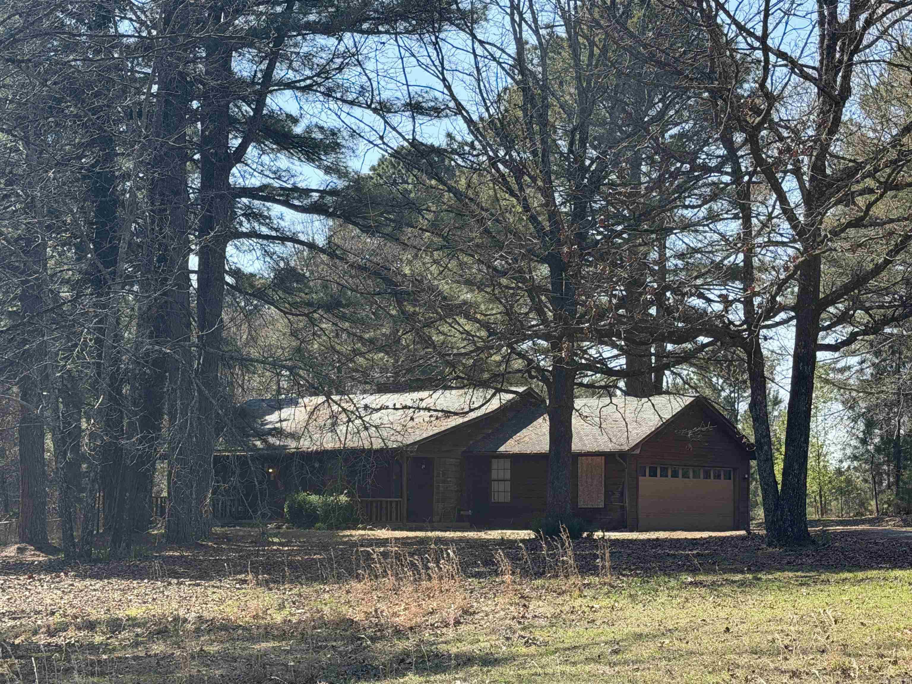 3 bed 2 bath double garage + detached shop on 3 acres! In Faulkner county with Cabot mailing address. Double check but I believe it is Vilonia Schools.  Needs a roof, good cleanup, a window, some exterior stain. Recent foreclosure, not REO or bank owned. Local corporate owner can close quickly. Sold as is, no disclosure. Feel free to look at whatever you want BEFORE submitting an offer, but Seller will NOT go under contract with an inspection contingency. SEE AGENT REMARKS for offer submission & other interesting info. *Previous buyer didn’t have $$$.