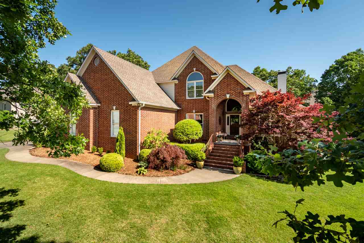 Lovely traditional brick home in Chenal Valley! Excellent floor plan for family living & entertaining. The first floor offers an office, dining room, great room w/ fireplace, & main level master suite w/ office or exercise room. The great room is open to the kitchen (wall removed) offering SS appliances including a gas cooktop, double ovens, refrigerator, island & granite tops. Upstairs offers 3 generous bedrooms (or one could be a 4th bedroom) & 2 baths. New deck, hardie siding & many more updates!